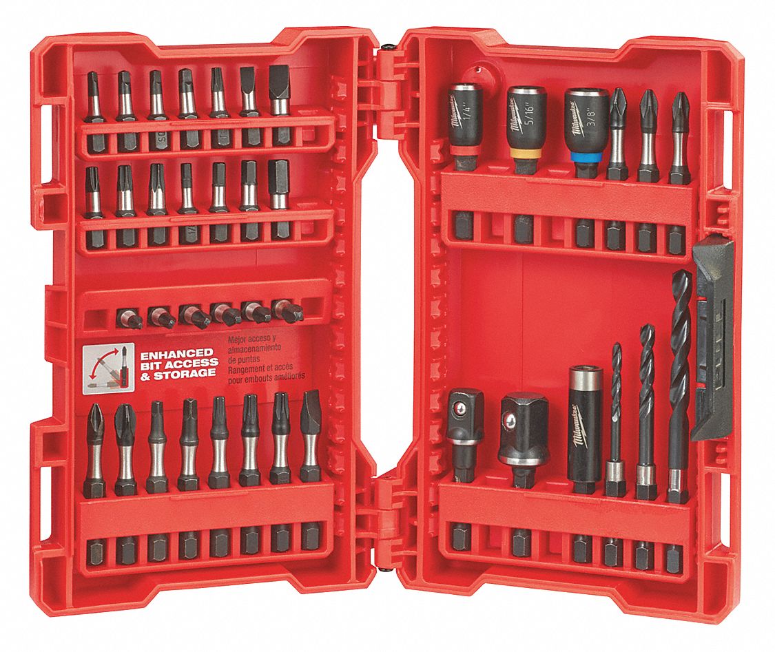 IMPACT DRILL AND DRIVER SET 40 PC