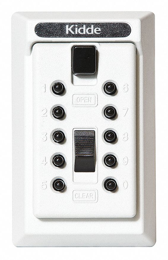 KIDDE, Surface, Push Button, Lock Box 45EU961408 Grainger