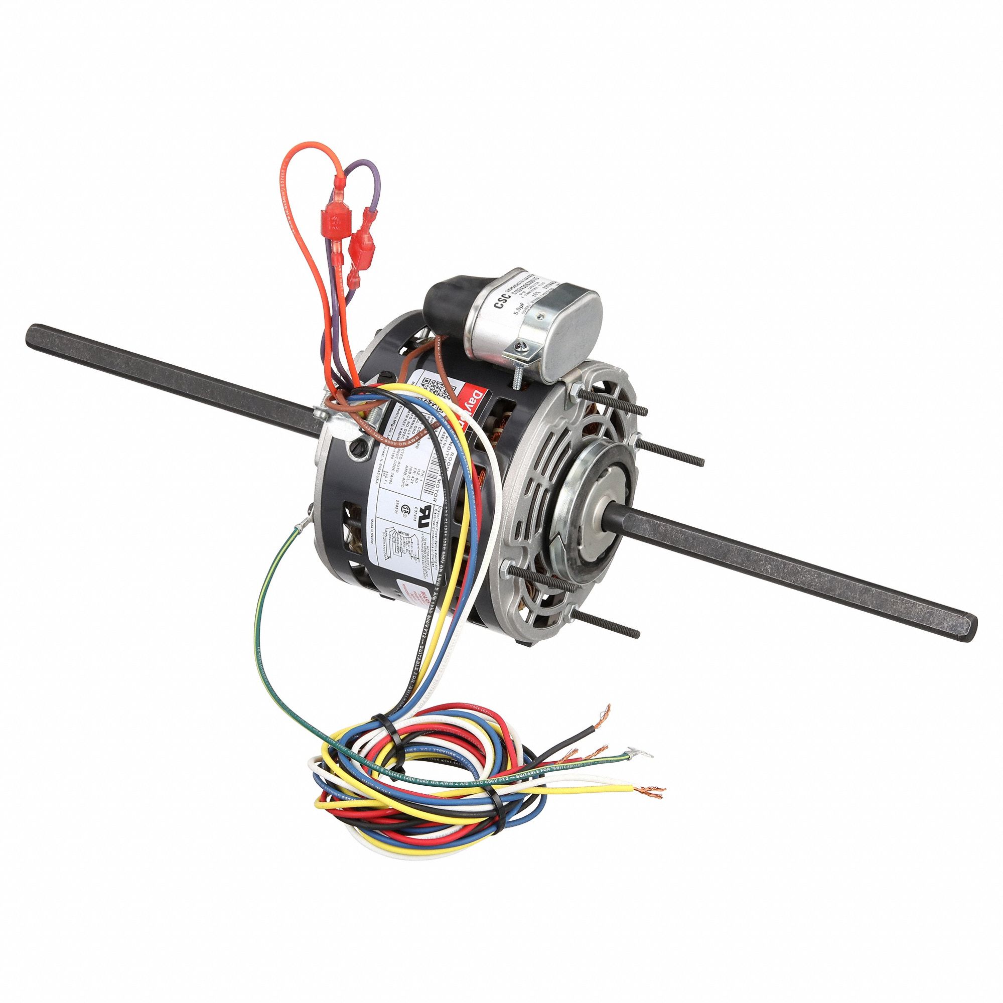 AIR CONDTIONER MOTOR, 1/8 HP, 1550 RPM, NON-STANDARD, 115V