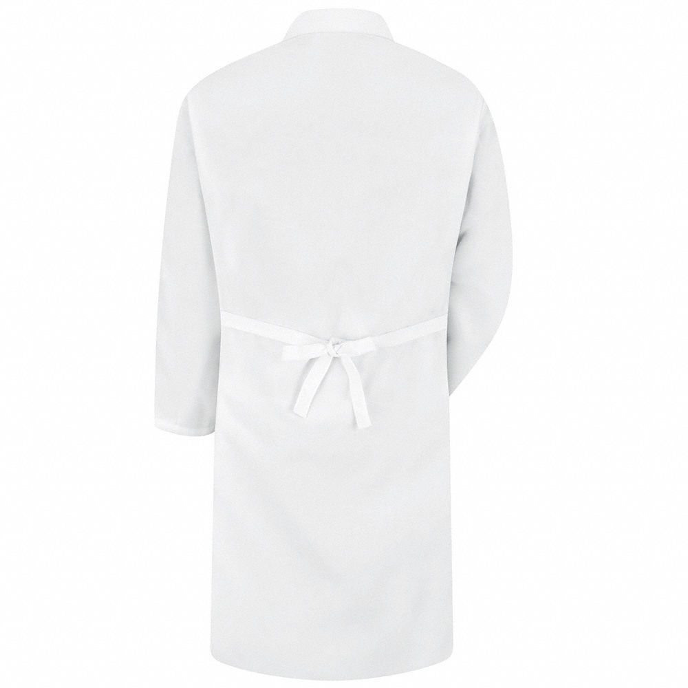 WRANGLER Butcher Coat, Mens, XL, White, Polyester 45FA35WS40WH RG XL