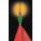WARNING WHIP LIGHT, LED, SOLID, 2.4 TO 12 W, AMBER, 3/4 IN H, 1 IN W, WATERPROOF