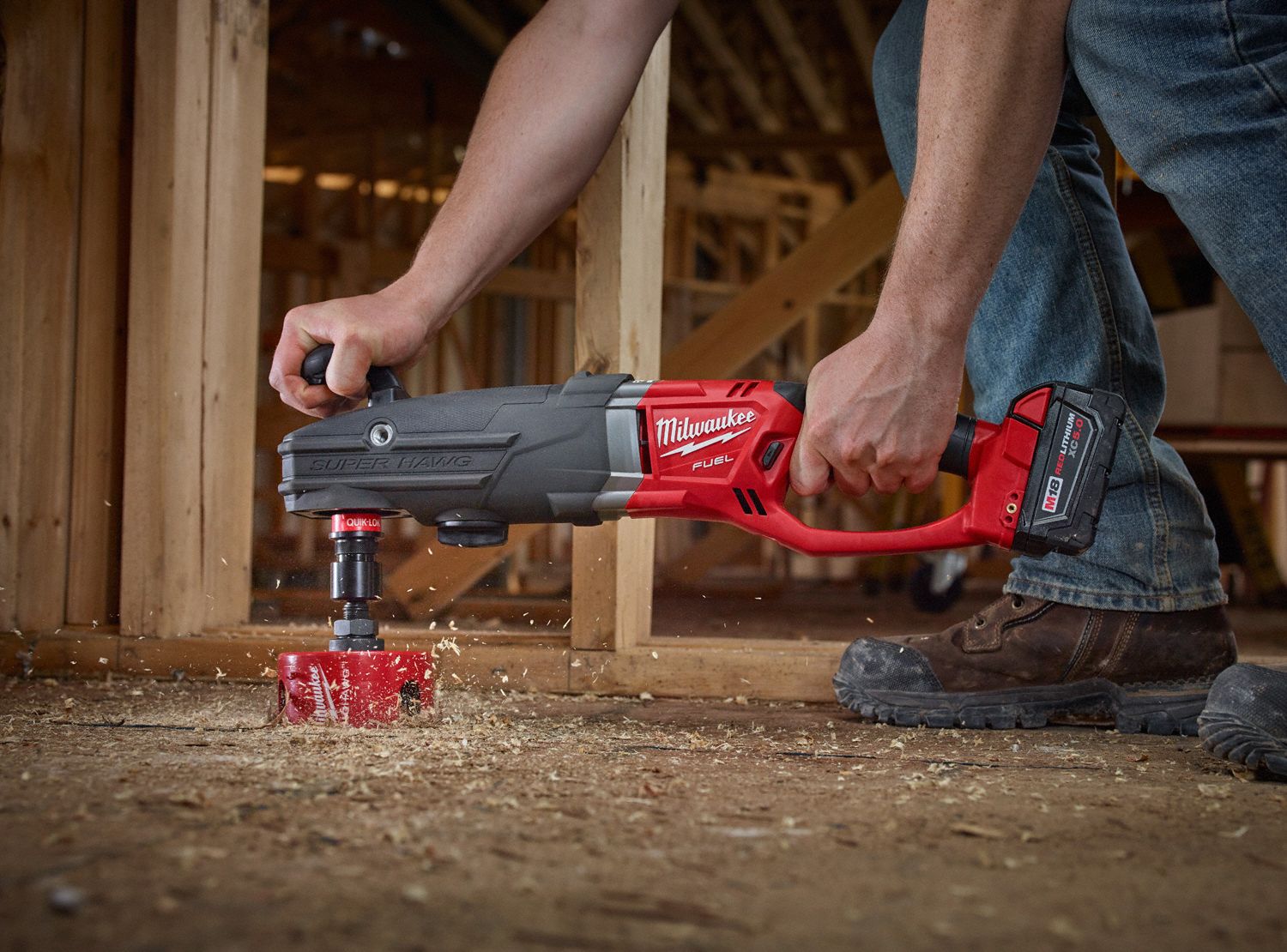 MILWAUKEE 7/16" Hex Quick Lock M18 FUEL™ Super Hawg™ 45FD34271122