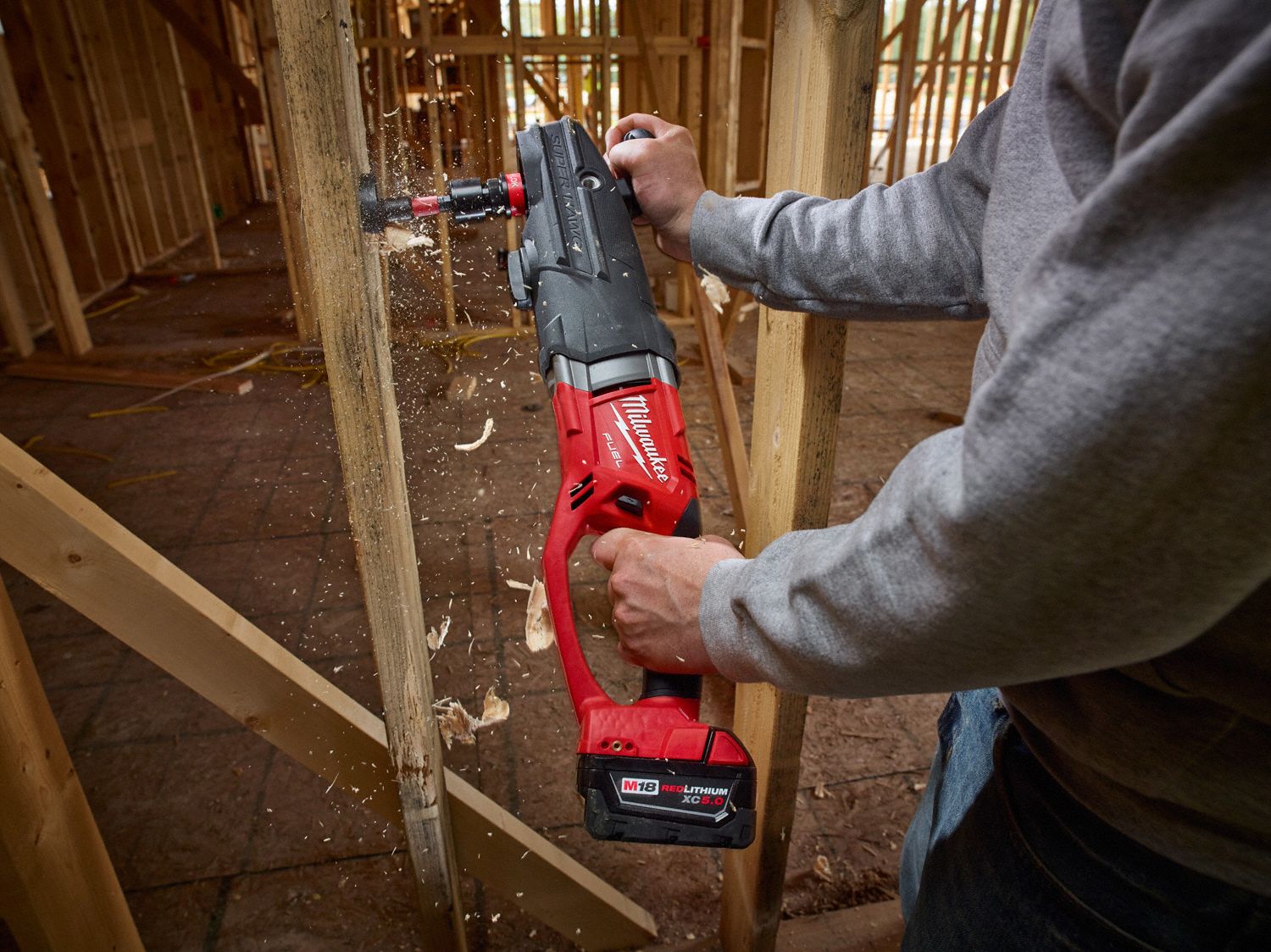 MILWAUKEE 7/16 in Hex Quick Lock M18 FUEL™ Super Hawg™ - 45FD34|2711-22 ...