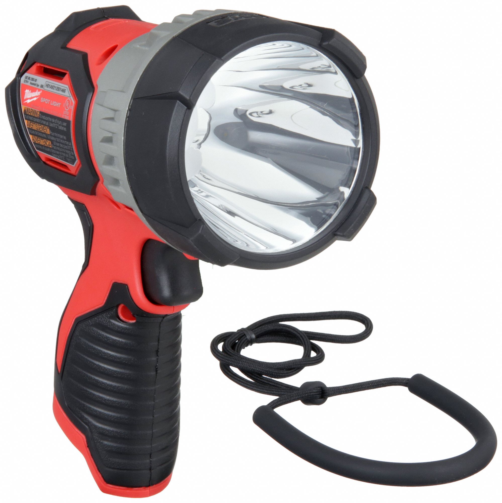 SPOT LIGHT, CORDLESS, 12V/4 AH, 750/400/750 LUMENS, HIGH/LOW/STROBE MODES