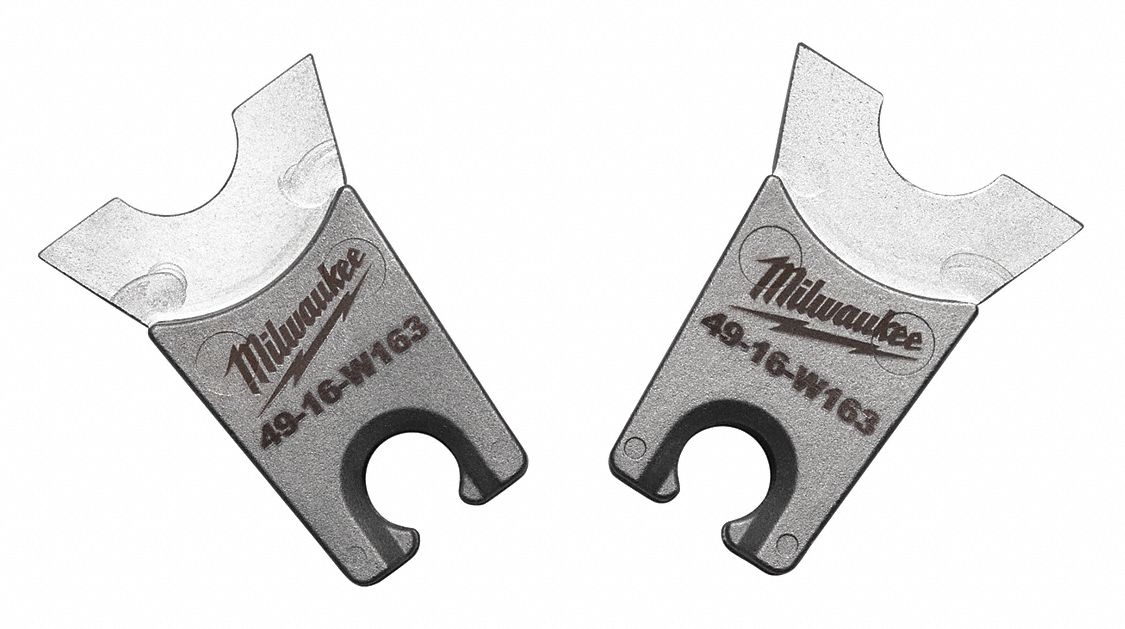 UPPER AND LOWER CRIMPING DIE, 1 AWG, W STYLE DIES, FOR USE WITH 2678-20, 2 SIZES
