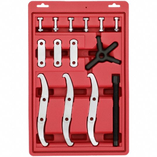 WESTWARD, 8 in Jaw Spread, 5 1/2 in Jaw Reach, Reversible Gear Puller