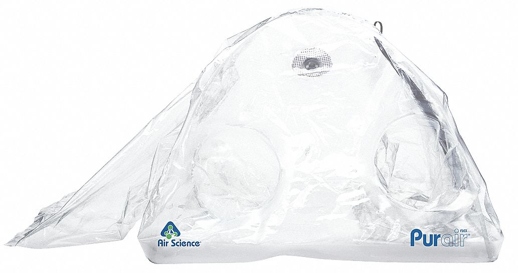 AIR SCIENCE, 1 Ports, Hepa Filter, Glove Bag Isolator 45FG84Flex30