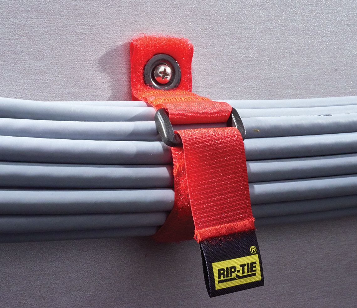 RIPTIE HookandLoop Cinch Strap 10 in Lg, 2.50 in, 1 in Wd, 90 lb