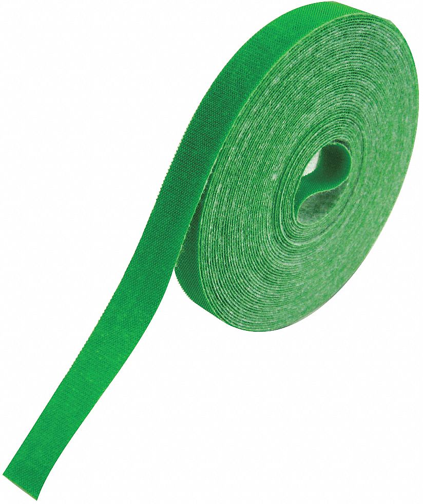 RIPTIE, 30 ft Lg, 1 in Wd, HookandLoop Cable Tie Roll 45FJ87G10