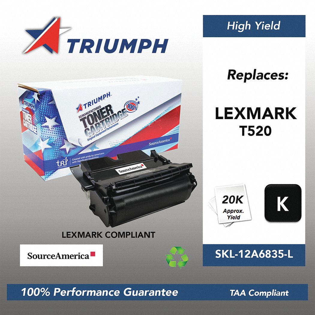 Toner Cartridge: T520,