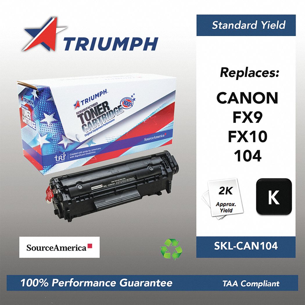 Toner Cartridge: 104, Black, Black