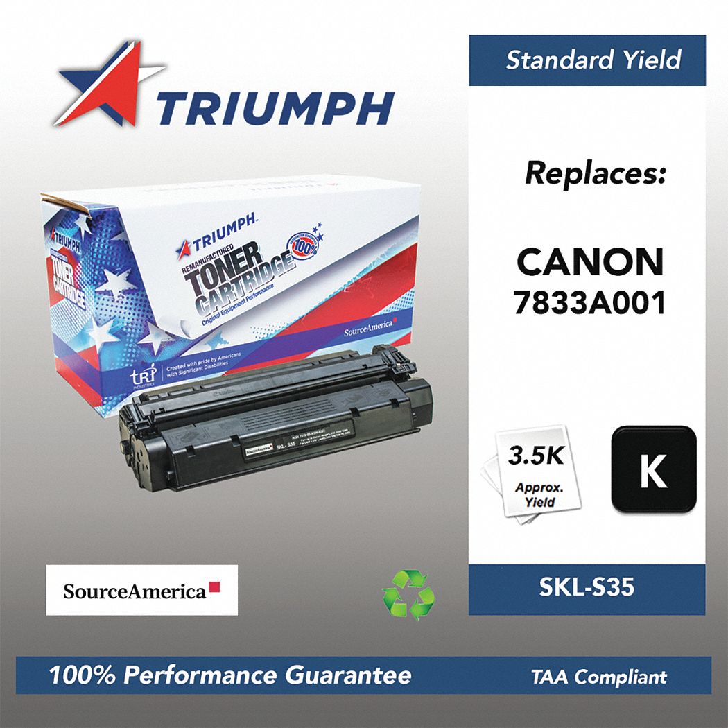 Toner Cartridge: S35, Black, Black
