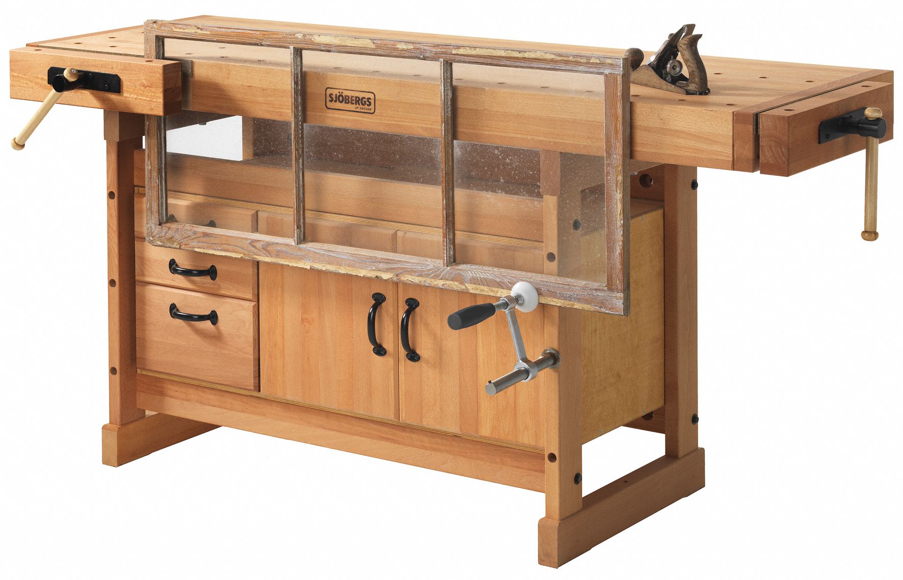 SJOBERGS Workbench 350 lb Load Capacity, 73 in Wd, 27 in Dp, 35 in Ht