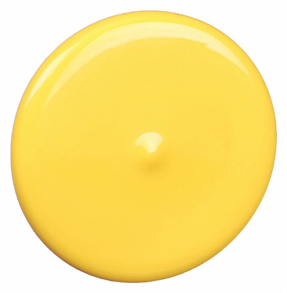 Flange Cover: Vinyl, For 1 in Pipe, For 1 5/8 in Flange OD, For 1/16 in Flange Thick, Yellow