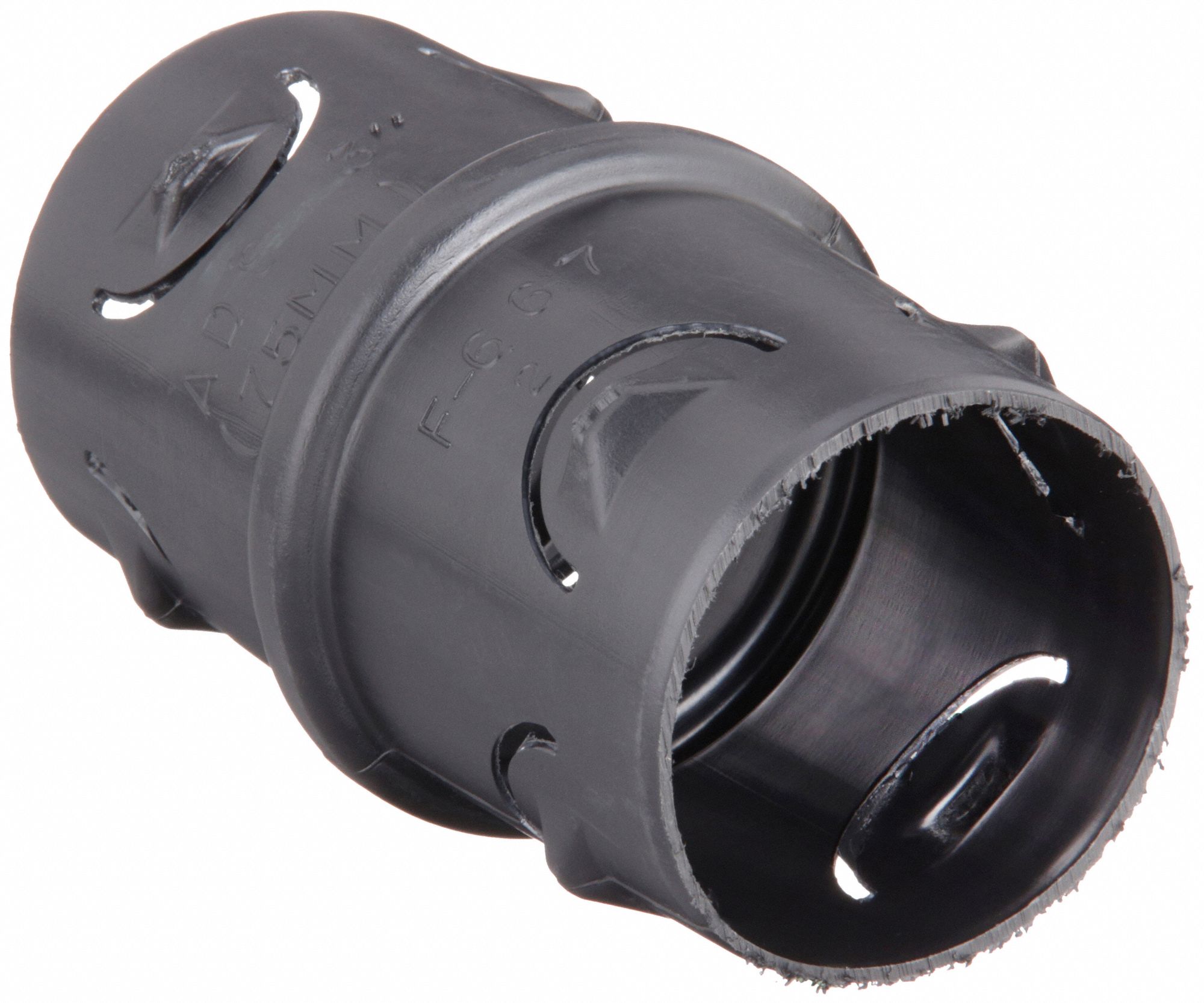 Internal Coupling: 3 in x 3 in Fitting Pipe Size, Single, Snap Lock, 6 in Overall Lg, Schedule 80