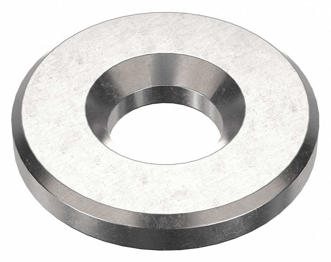 For Screw Size 1/4 in, Stainless Steel, Countersunk Washer - 45FP08 ...