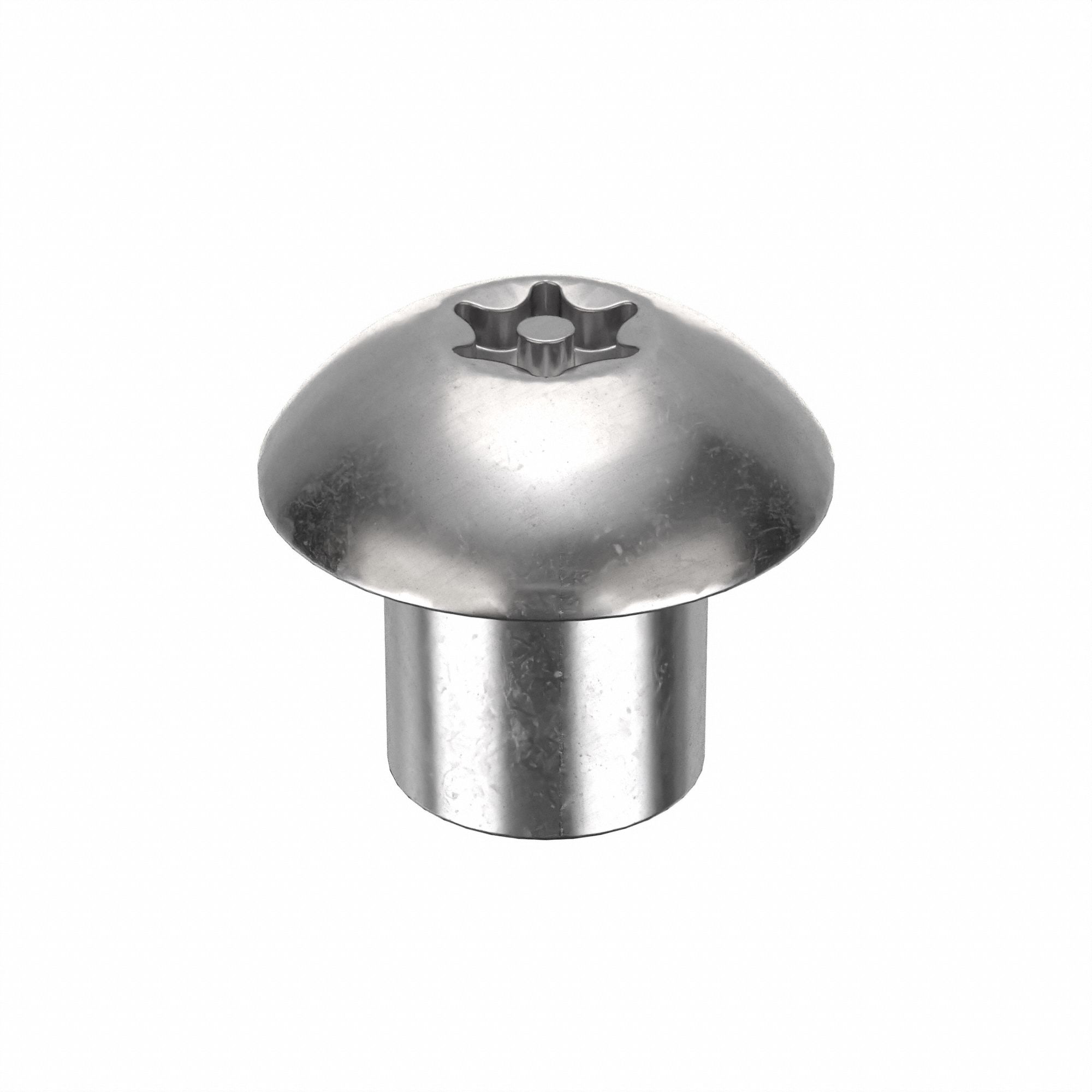 Female Binding Barrel: 3/8"-16 Thread Size, Truss Brl Hd, Tamper Resistant Torx®/ Pin-In Star, Plain