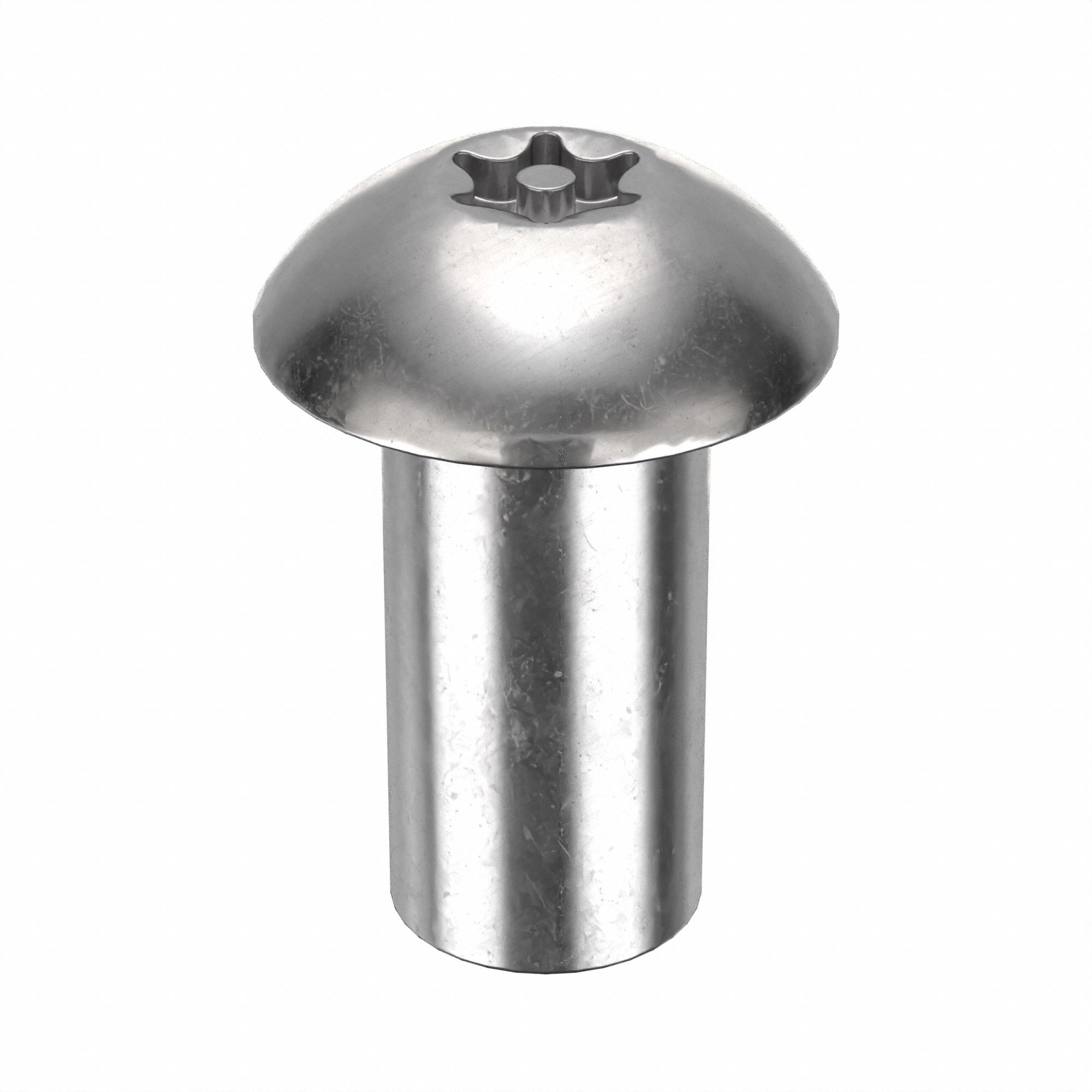 Female Binding Barrel: 3/8"-16 Thread Size, Truss Brl Hd, Tamper Resistant Torx®/ Pin-In Star, Plain