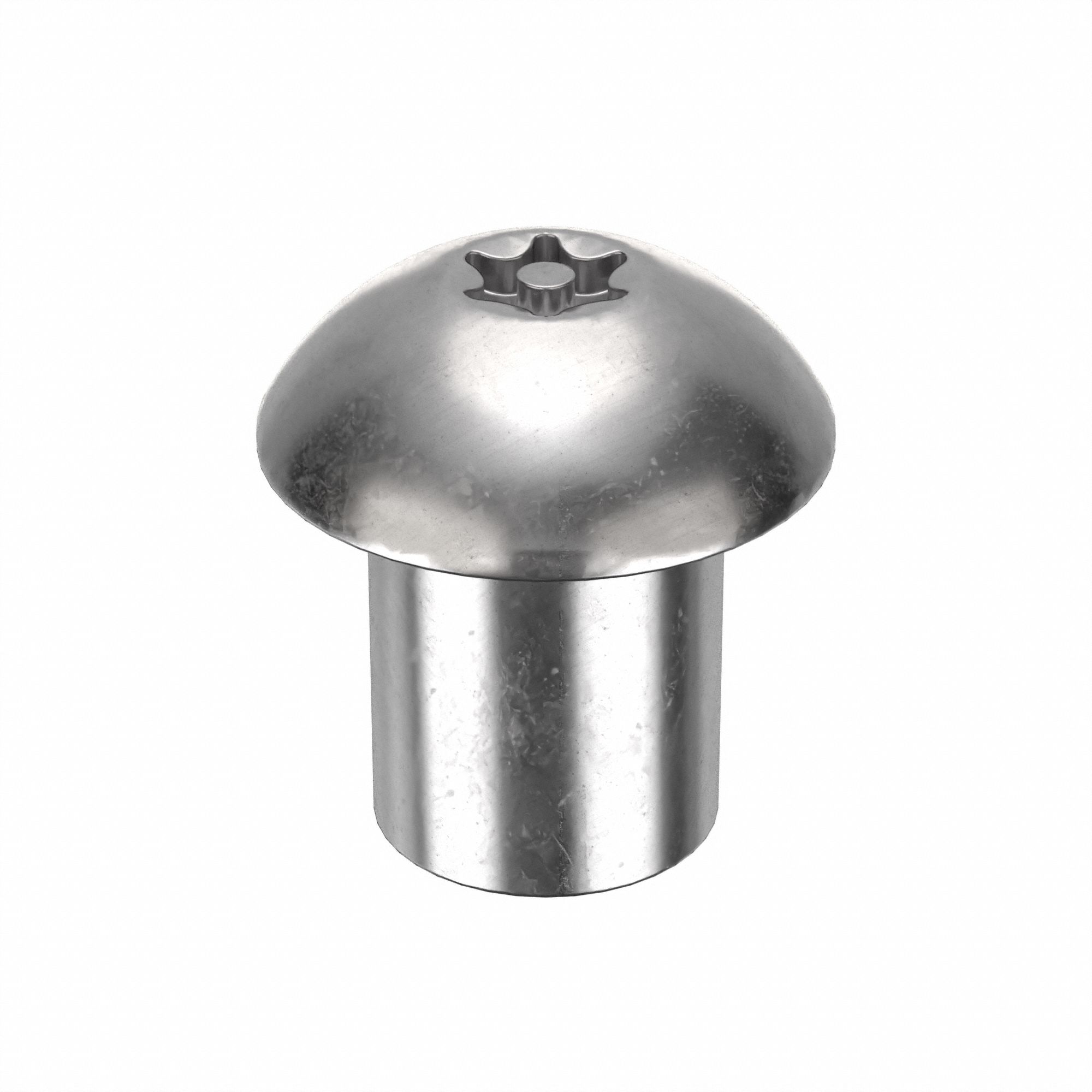 Female Binding Barrel: 1/2"-13 Thread Size, Truss Brl Hd, Tamper Resistant Torx®/ Pin-In Star, Plain