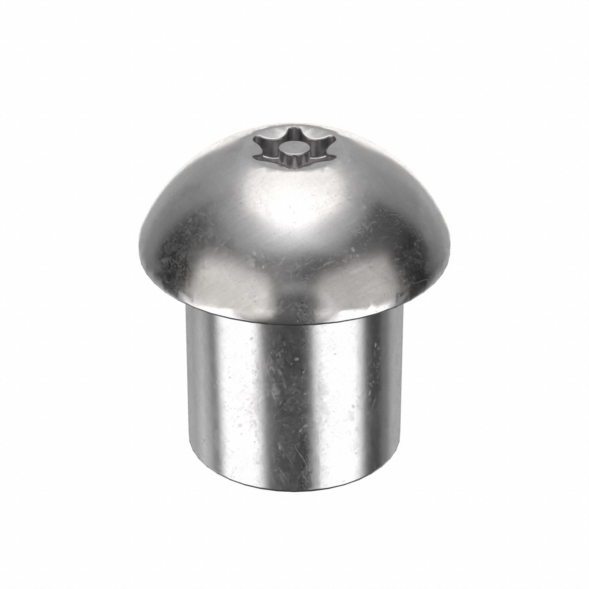 Female Binding Barrel: 5/8"-11 Thread Size, Truss Brl Hd, Tamper Resistant Torx®/ Pin-In Star, Plain