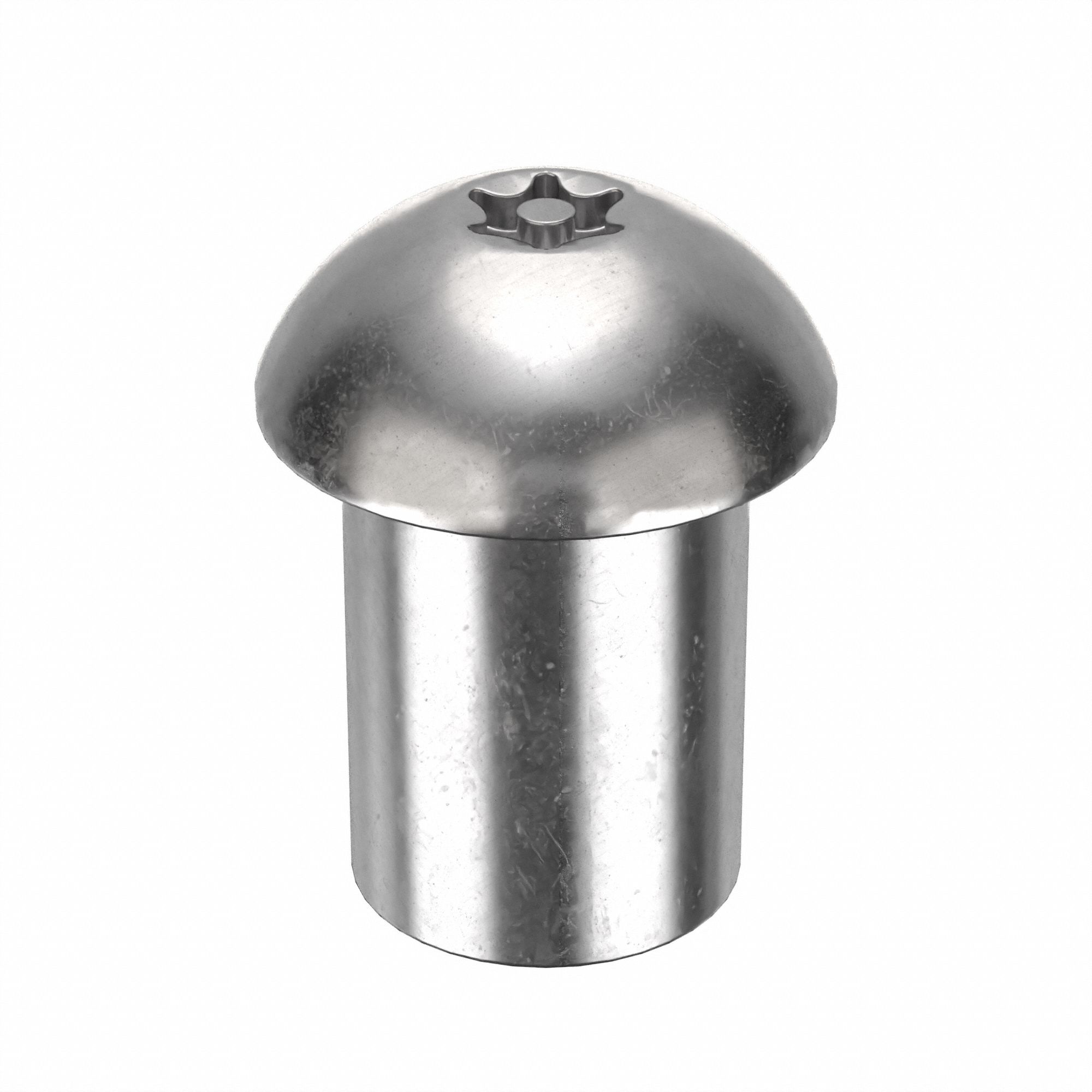 Female Binding Barrel: 5/8"-11 Thread Size, Truss Brl Hd, Tamper Resistant Torx®/ Pin-In Star, Plain