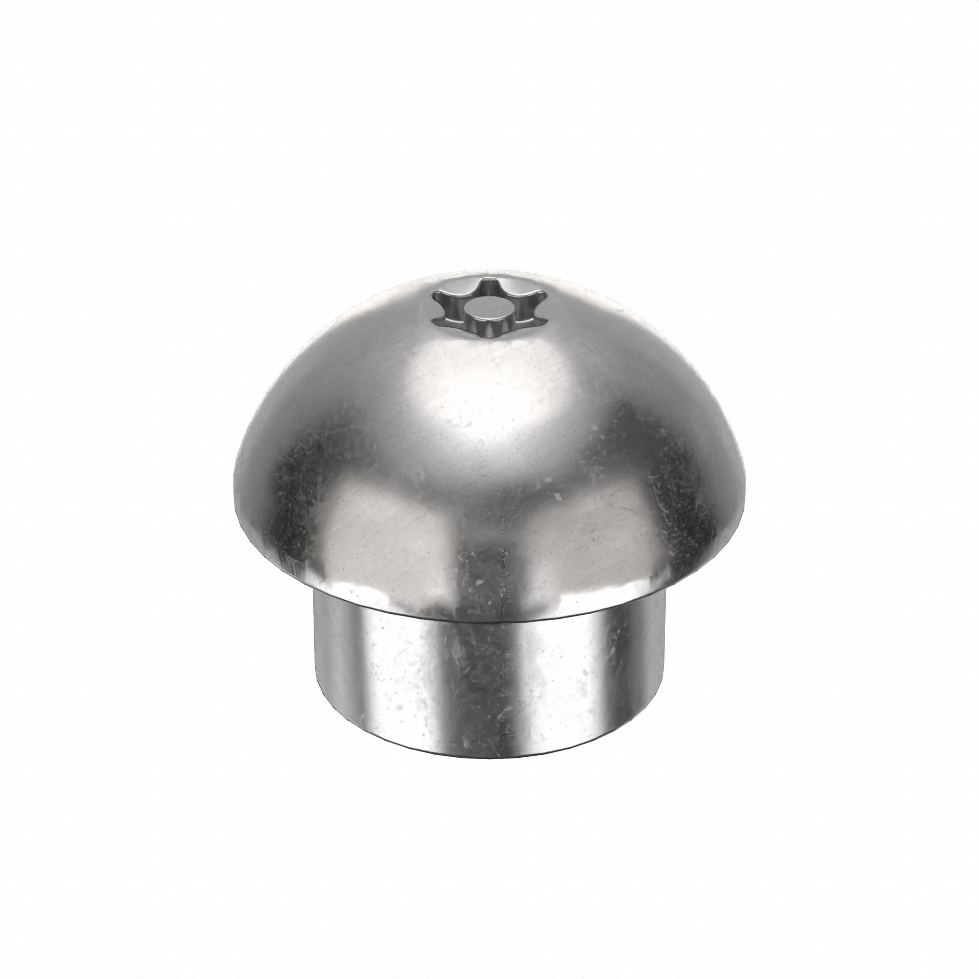 Female Binding Barrel: 3/4"-10 Thread Size, Truss Brl Hd, Tamper Resistant Torx®/ Pin-In Star, Plain