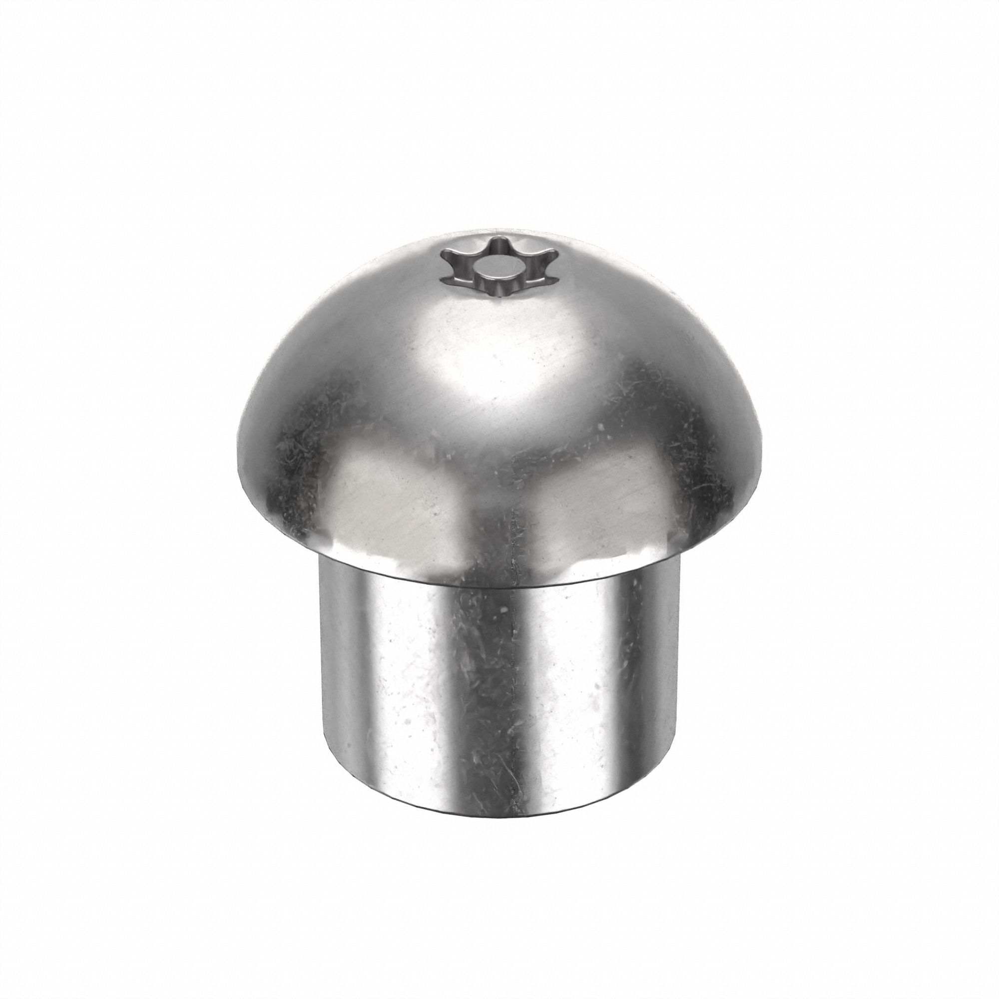 Female Binding Barrel: 3/4"-10 Thread Size, Truss Brl Hd, Tamper Resistant Torx®/ Pin-In Star, Plain