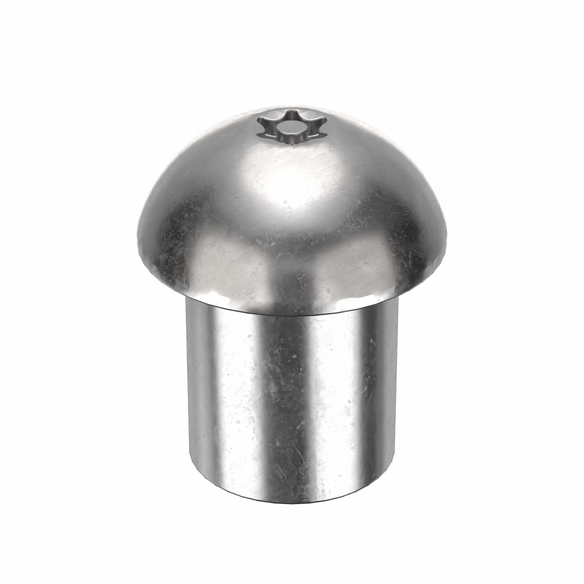 Female Binding Barrel: 3/4"-10 Thread Size, Truss Brl Hd, Tamper Resistant Torx®/ Pin-In Star, Plain