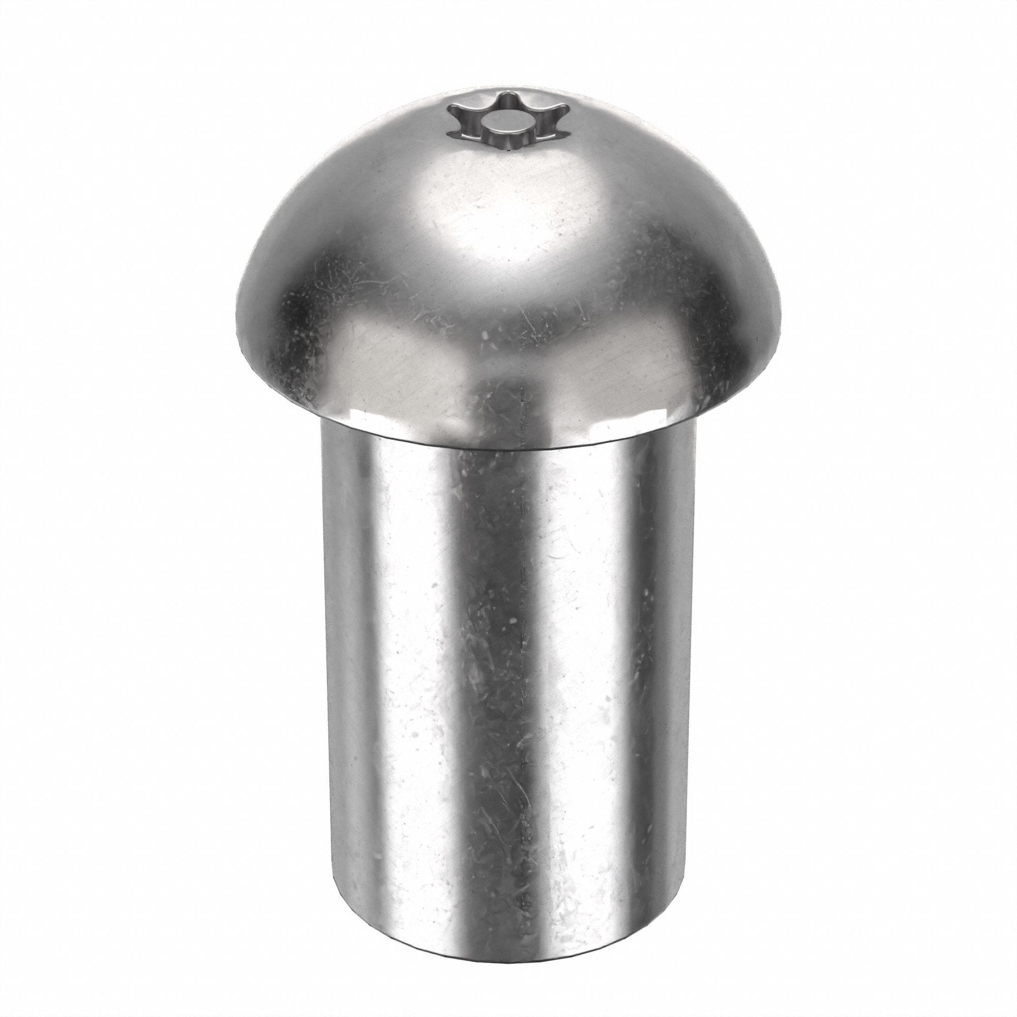 Female Binding Barrel: 3/4"-10 Thread Size, Truss Brl Hd, Tamper Resistant Torx®/ Pin-In Star, Plain