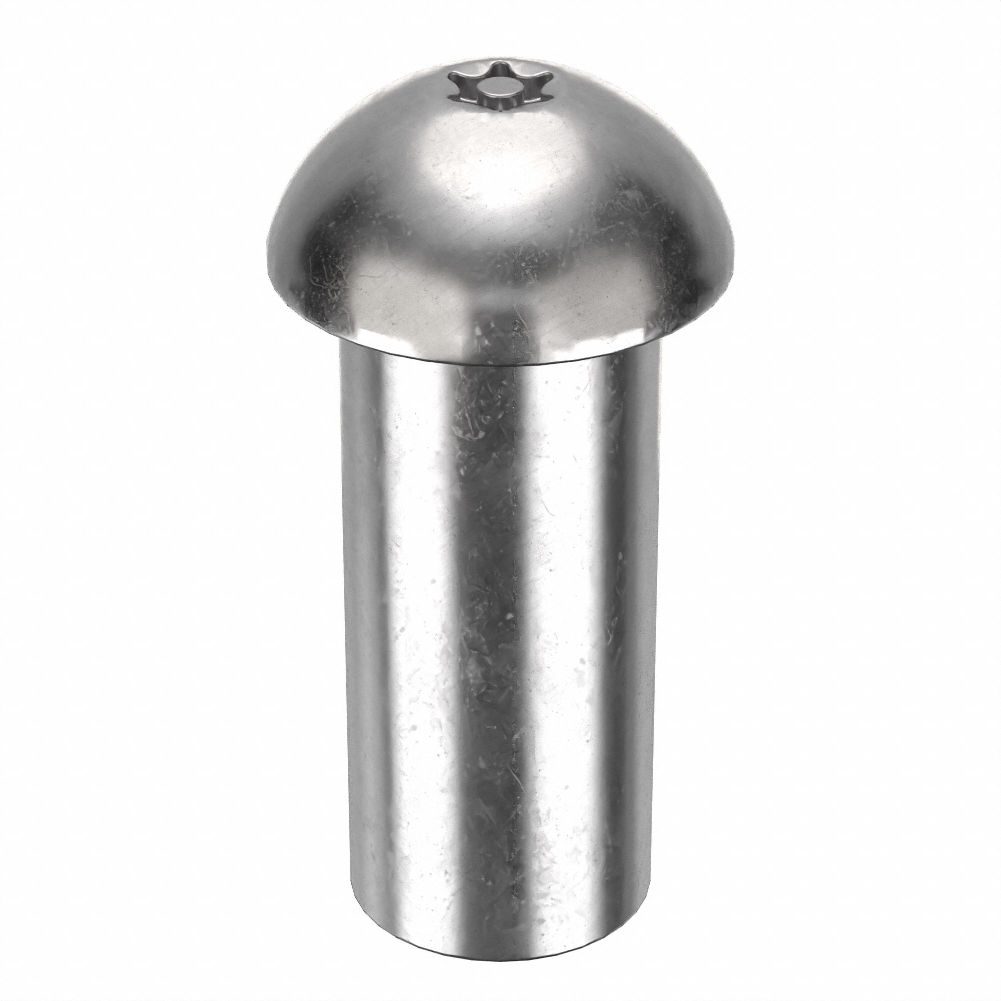 Female Binding Barrel: 3/4"-10 Thread Size, Truss Brl Hd, Tamper Resistant Torx®/ Pin-In Star, Plain