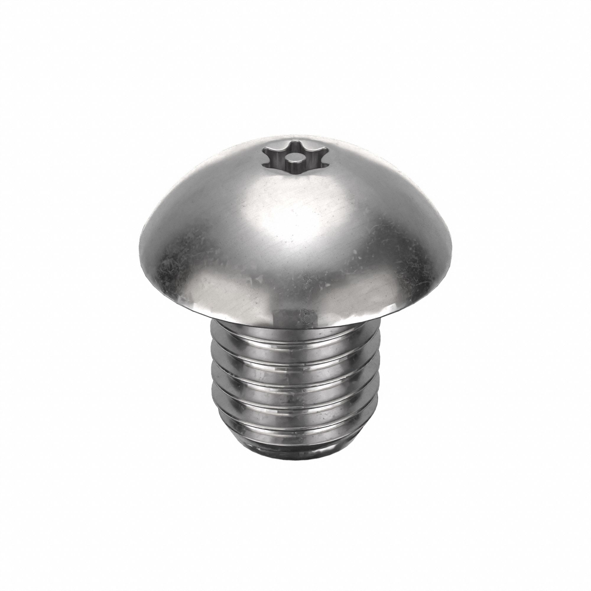 Binding Post Screw: 5/8"-11 Thread Size, Truss Head, Pin-In Six-Lobe Drv, Stainless Steel, Plain