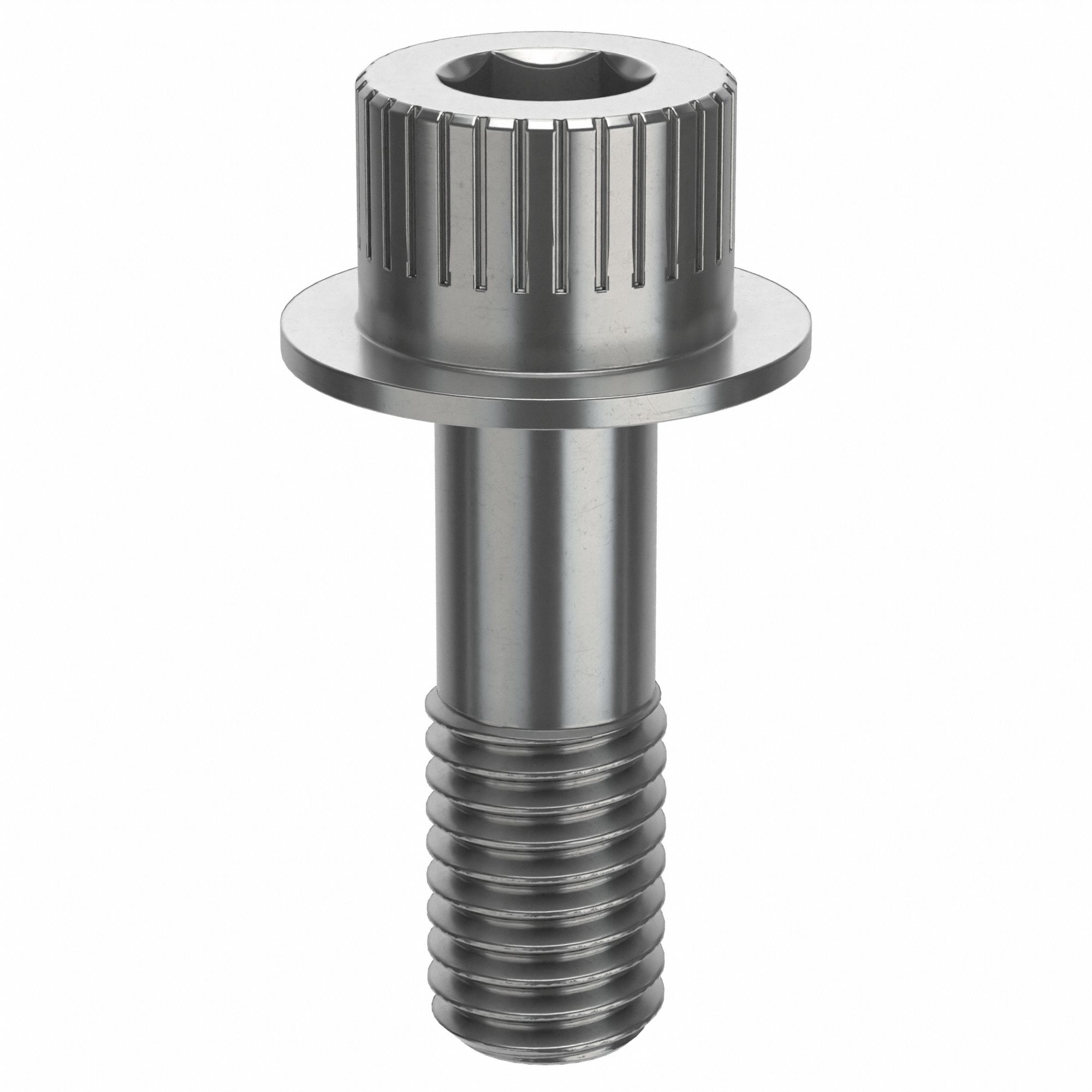 Socket Head Cap Screw: 1/2"-13 Thread Size, 1 1/2 in Lg, Flanged Std, Plain, Stainless Steel, 630