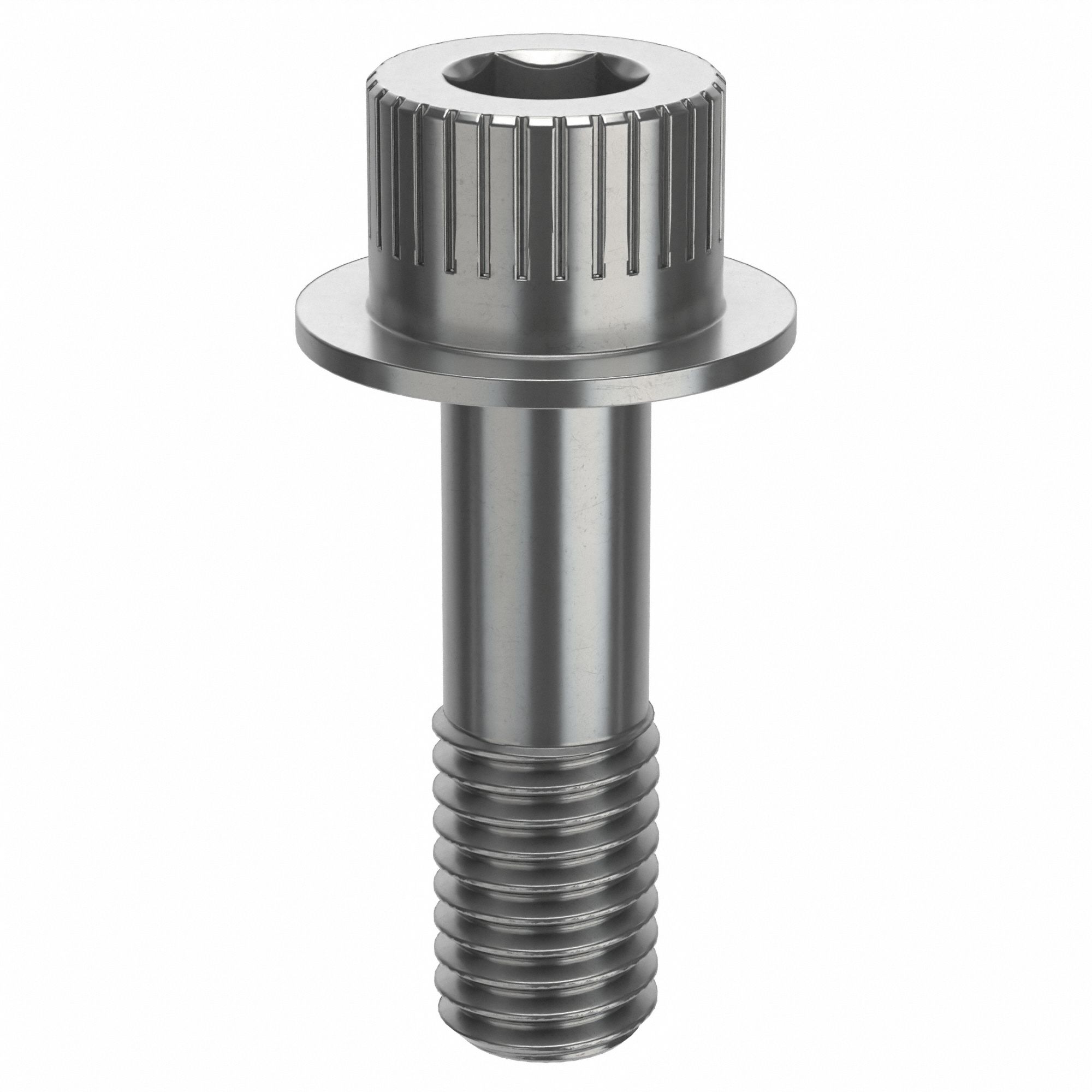 Socket Head Cap Screw: 1/2"-13 Thread Size, 1 5/8 in Lg, Flanged Std, Plain, Stainless Steel, 630
