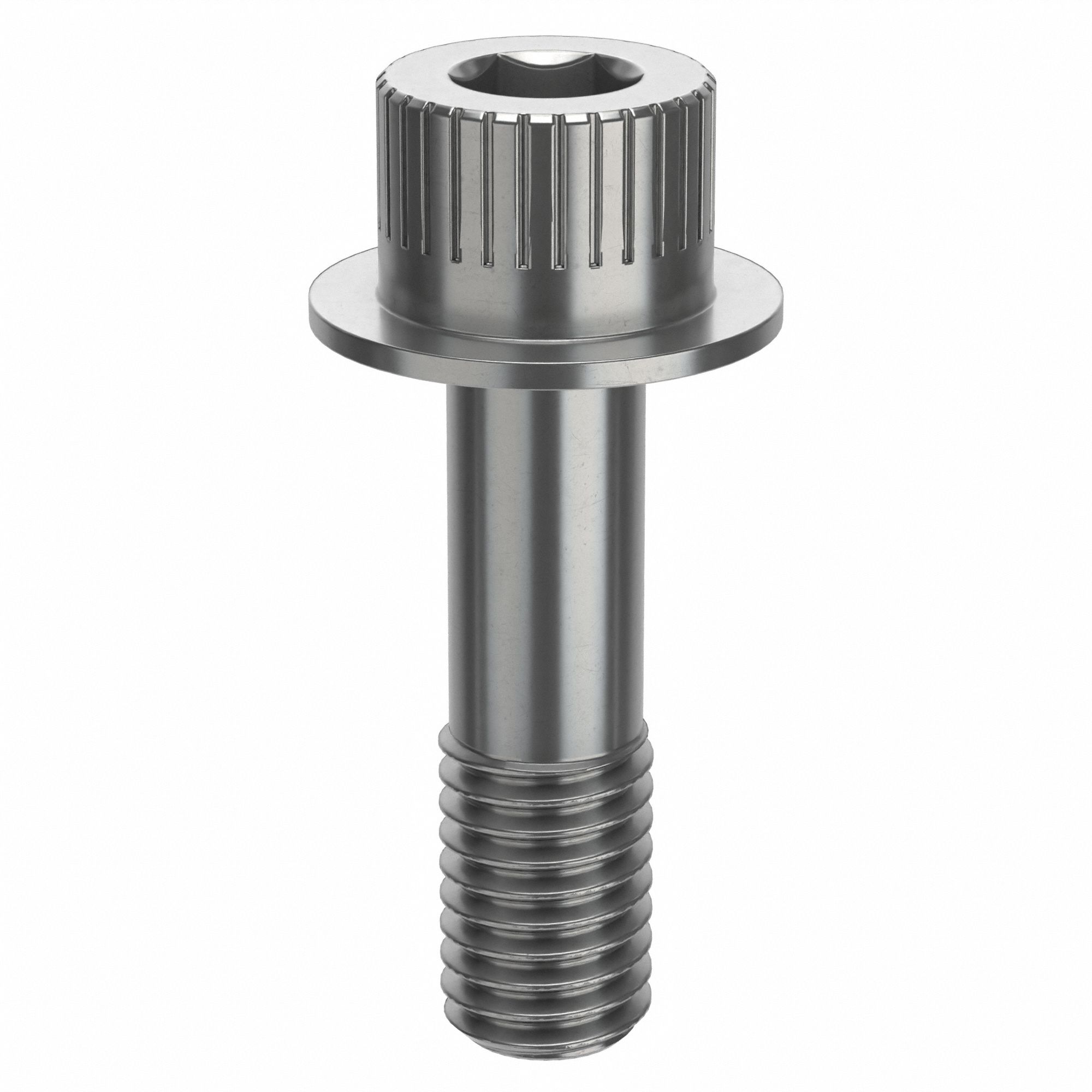 Socket Head Cap Screw: 1/2"-13 Thread Size, 1 3/4 in Lg, Flanged Std, Plain, Stainless Steel, 630