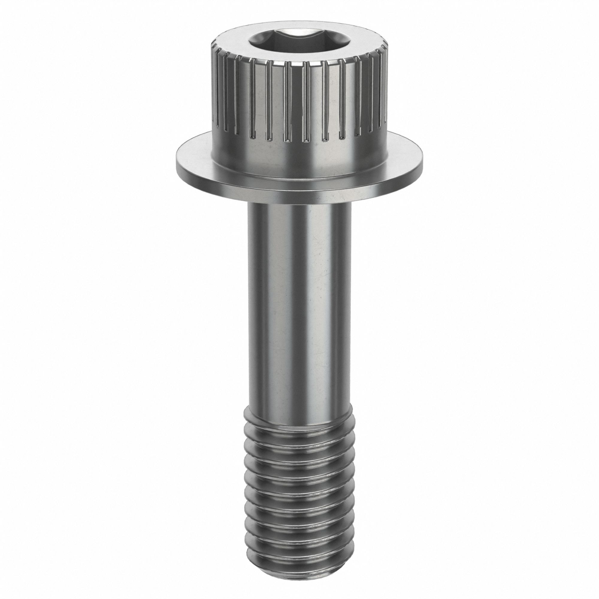 Socket Head Cap Screw: 1/2"-13 Thread Size, 1 7/8 in Lg, Flanged Std, Plain, Stainless Steel, 630
