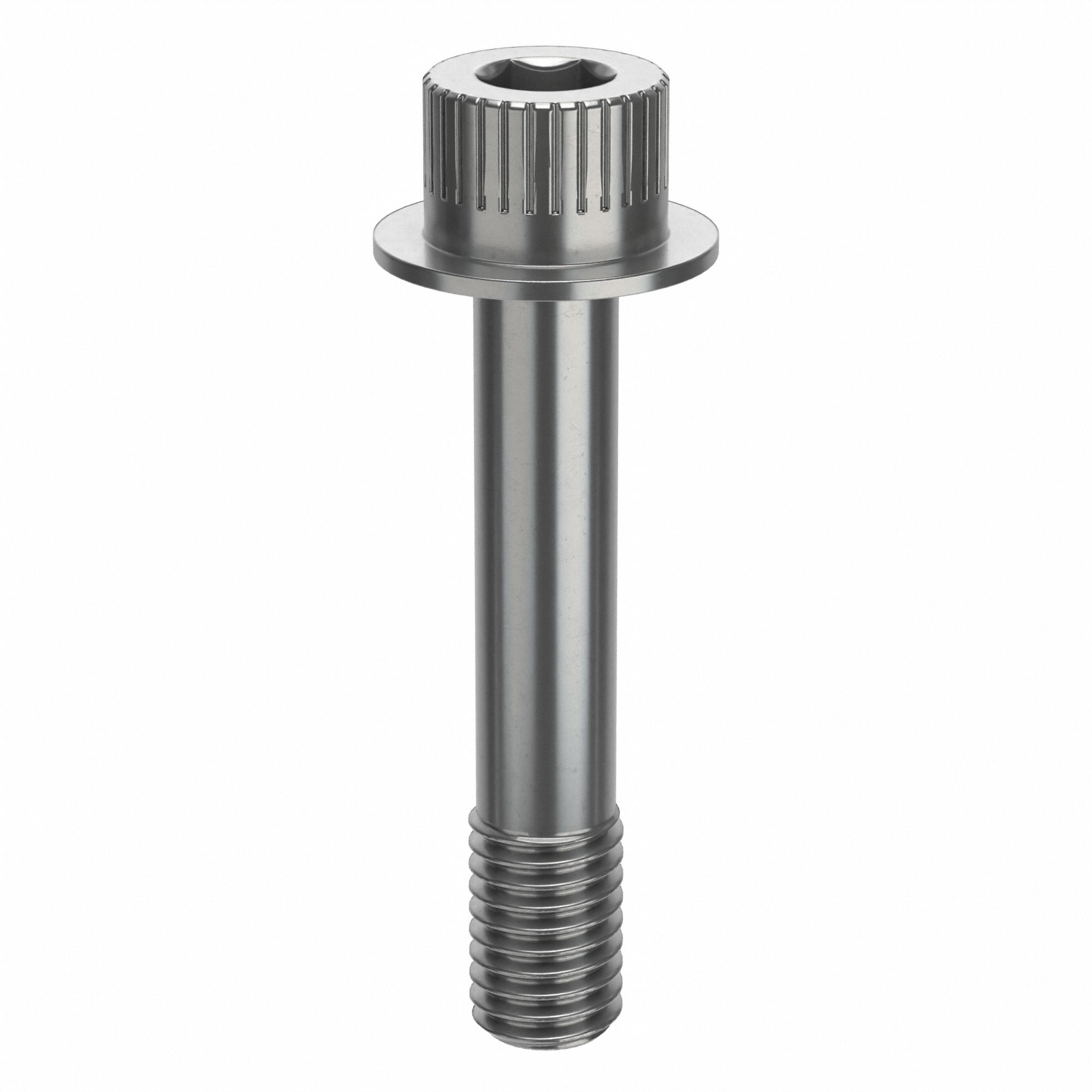 Socket Head Cap Screw: 1/2"-13 Thread Size, 2 5/8 in Lg, Flanged Std, Plain, Stainless Steel, 630