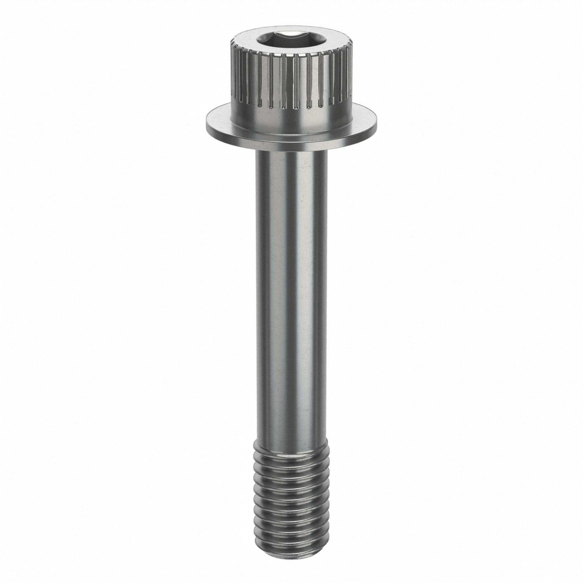Socket Head Cap Screw: 1/2"-13 Thread Size, 2 7/8 in Lg, Flanged Std, Plain, Stainless Steel, 630