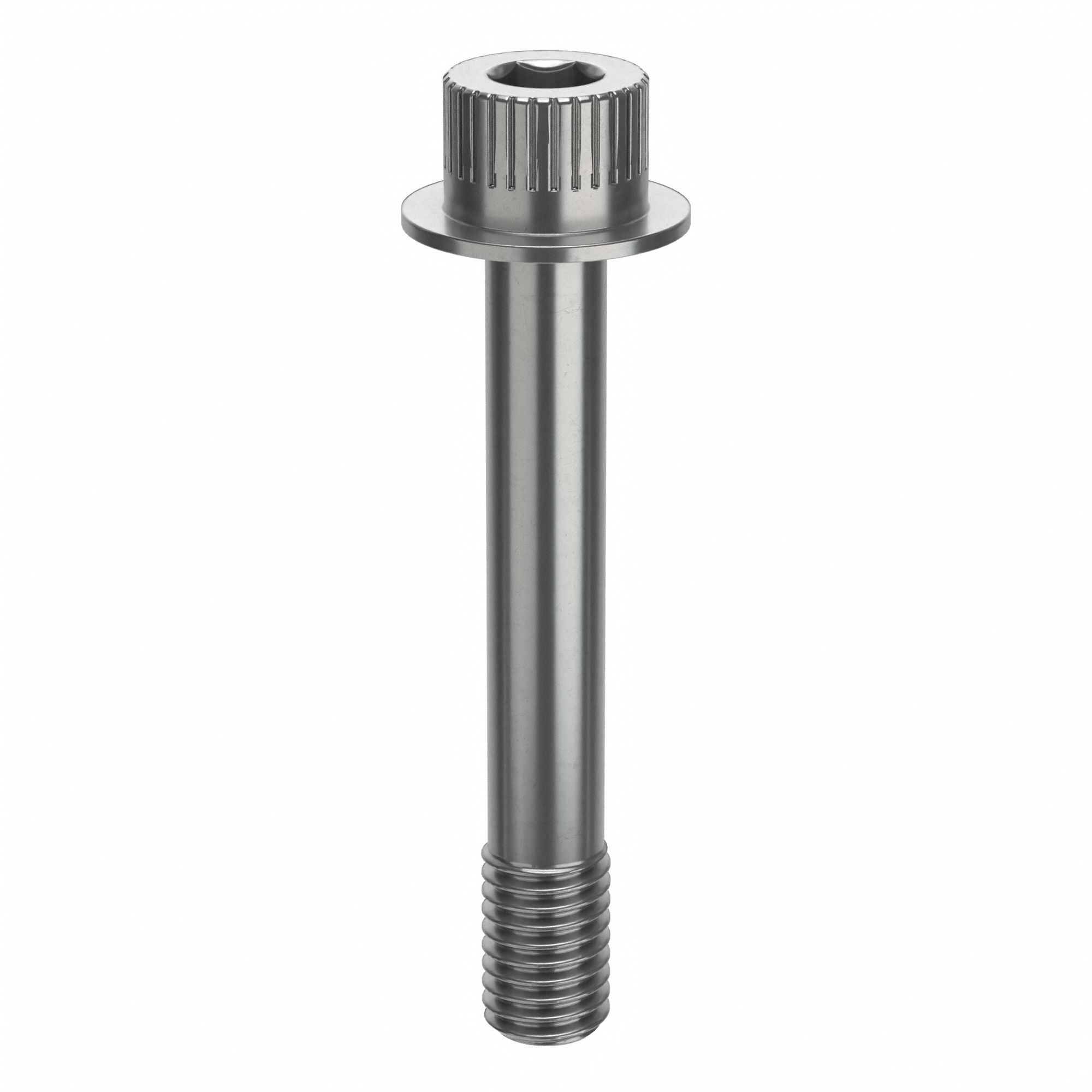 Socket Head Cap Screw: 1/2"-13 Thread Size, 3 1/4 in Lg, Flanged Std, Plain, Stainless Steel, 630