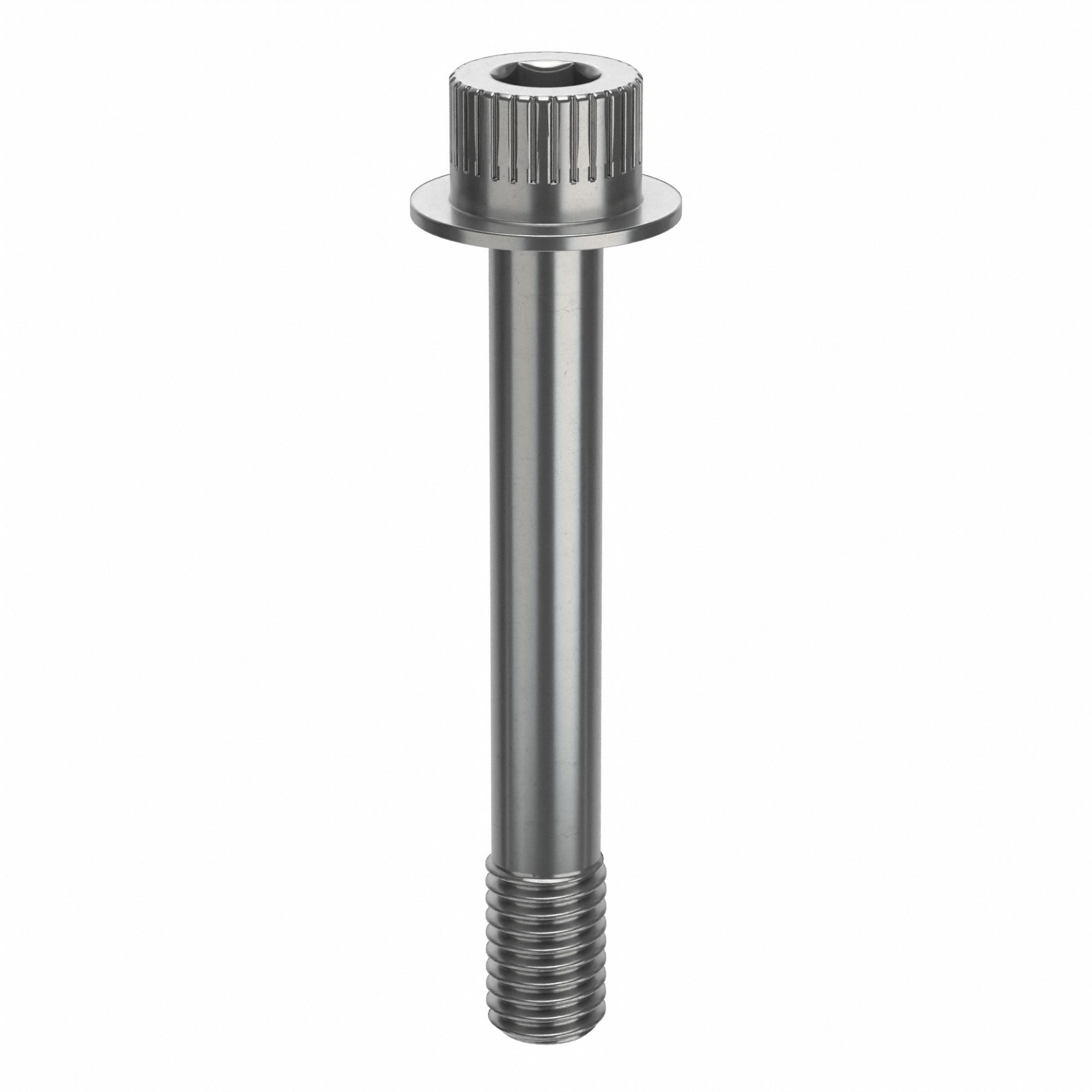 Socket Head Cap Screw: 1/2"-13 Thread Size, 3 1/2 in Lg, Flanged Std, Plain, Stainless Steel, 630
