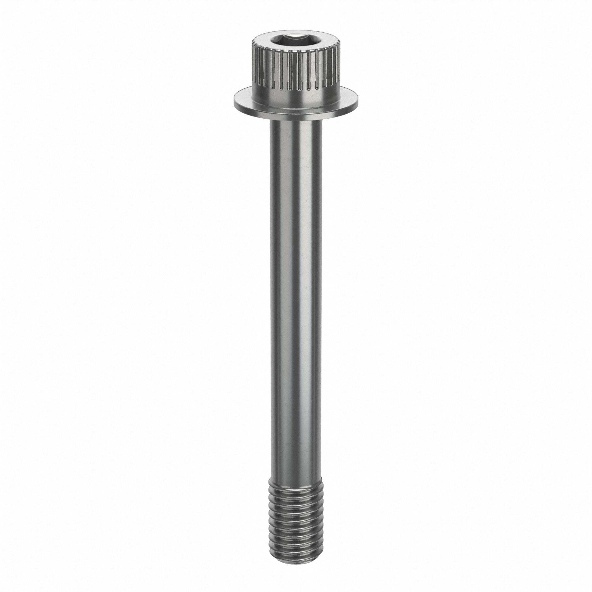 Socket Head Cap Screw: 1/2"-13 Thread Size, 4 1/4 in Lg, Flanged Std, Plain, Stainless Steel, 630