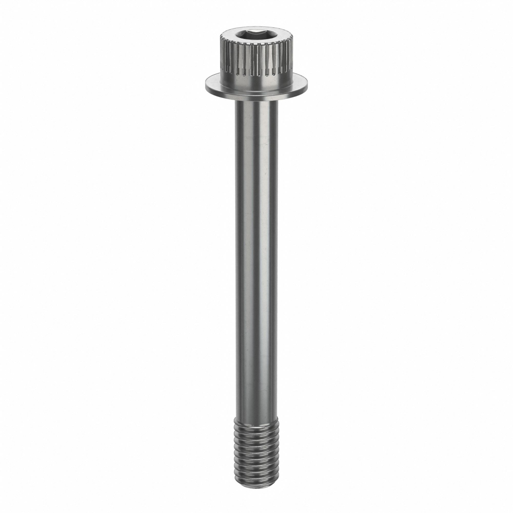 Socket Head Cap Screw: 1/2"-13 Thread Size, 4 1/2 in Lg, Flanged Std, Plain, Stainless Steel, 630