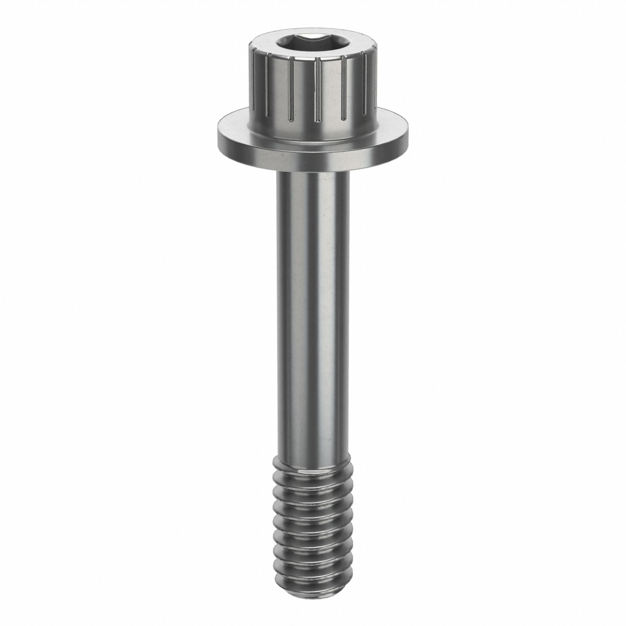 Socket Head Cap Screw: 1/4"-20 Thread Size, 1 7/16 in Lg, Flanged Std, Plain, Stainless Steel, 630