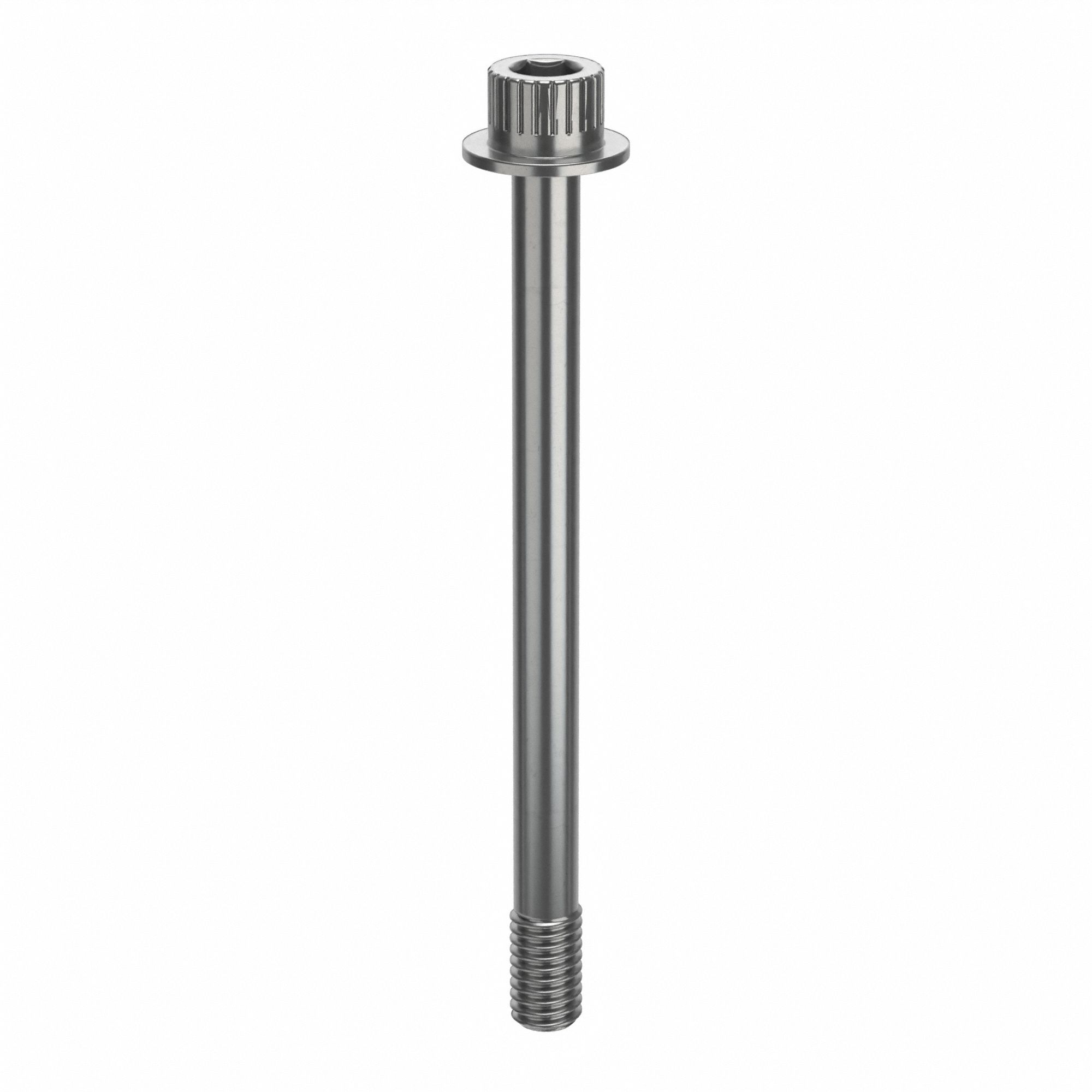 Socket Head Cap Screw: 3/8"-16 Thread Size, 4 5/8 in Lg, Flanged Std, Plain, Stainless Steel, 630