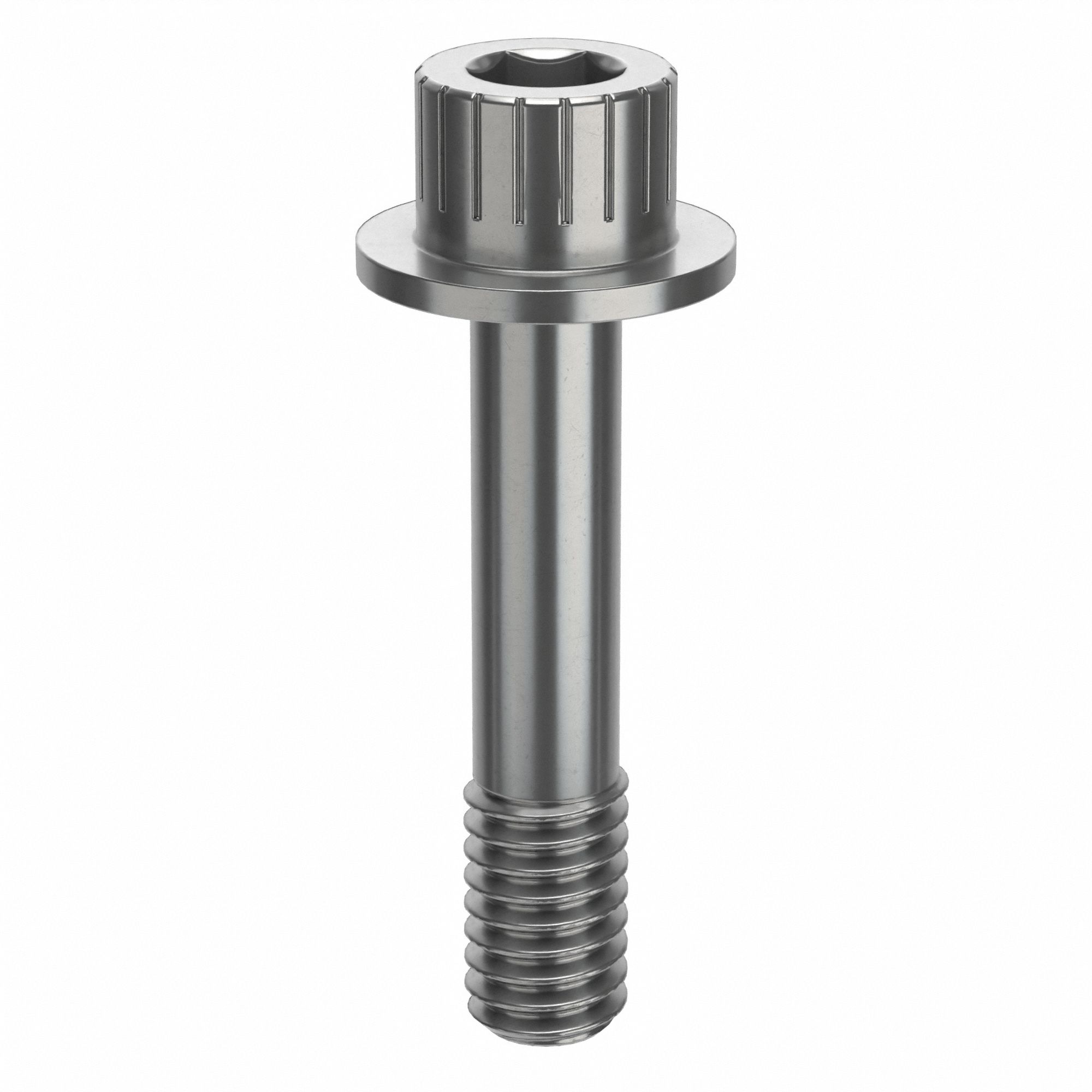 Socket Head Cap Screw: 5/16"-18 Thread Size, 1 1/2 in Lg, Flanged Std, Plain, Stainless Steel, 630