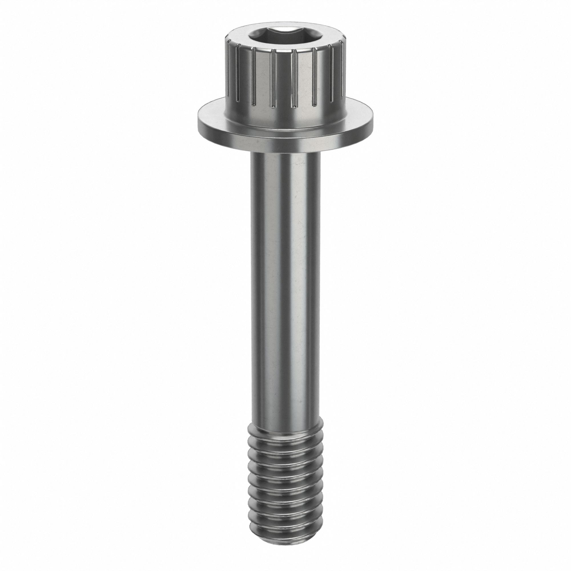 Socket Head Cap Screw: 5/16"-18 Thread Size, 1 3/4 in Lg, Flanged Std, Plain, Stainless Steel, 630
