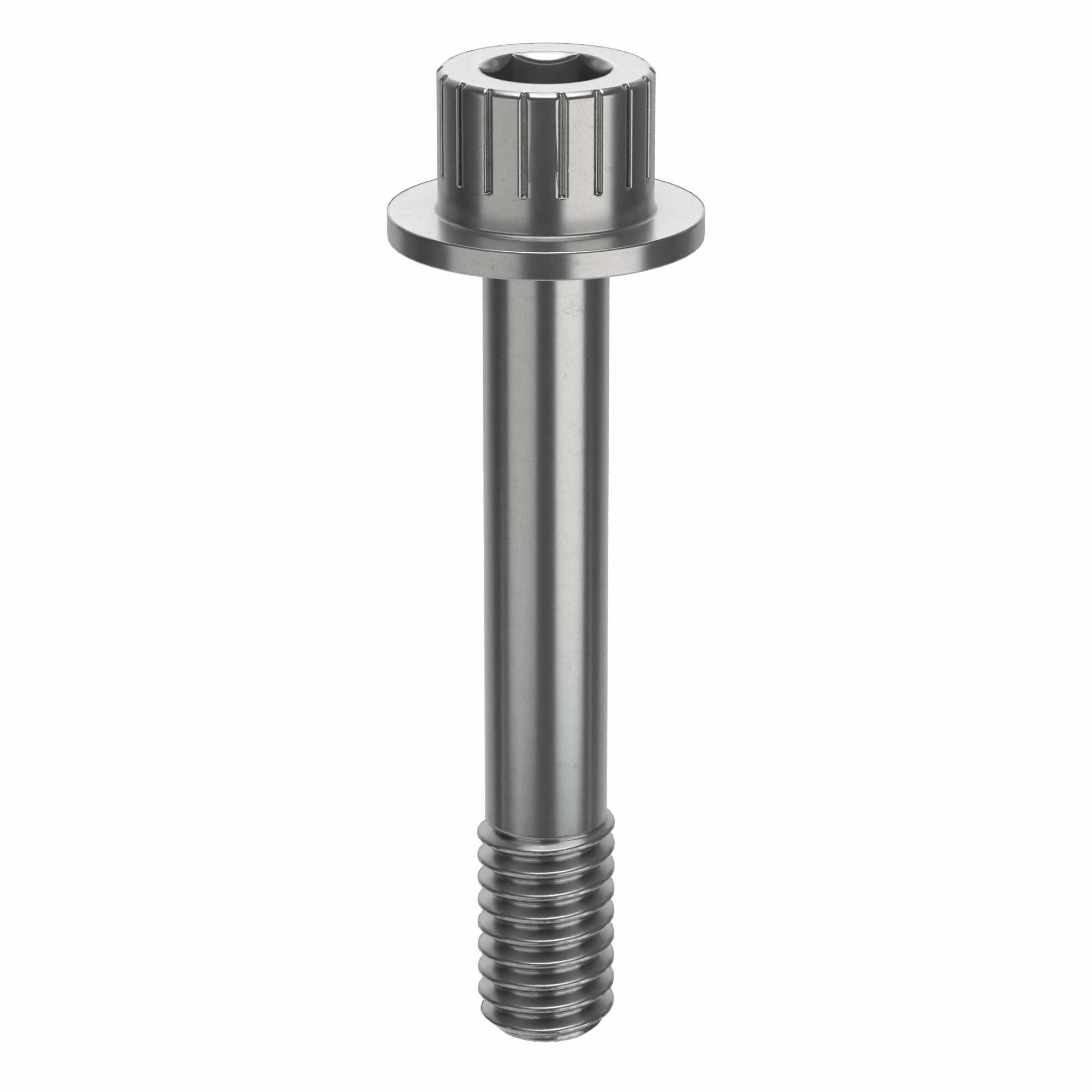 Socket Head Cap Screw: 5/16"-18 Thread Size, 1 7/8 in Lg, Flanged Std, Plain, Stainless Steel, 630