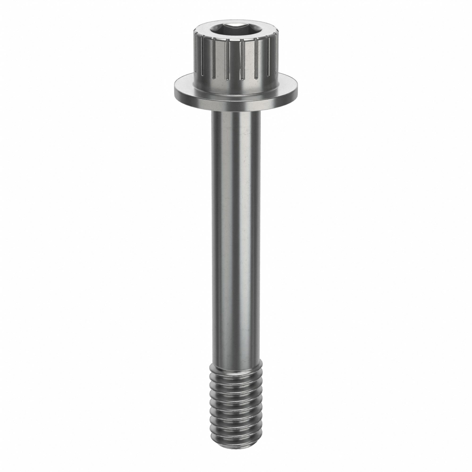 Socket Head Cap Screw: 5/16"-18 Thread Size, 2 1/8 in Lg, Flanged Std, Plain, Stainless Steel, 630