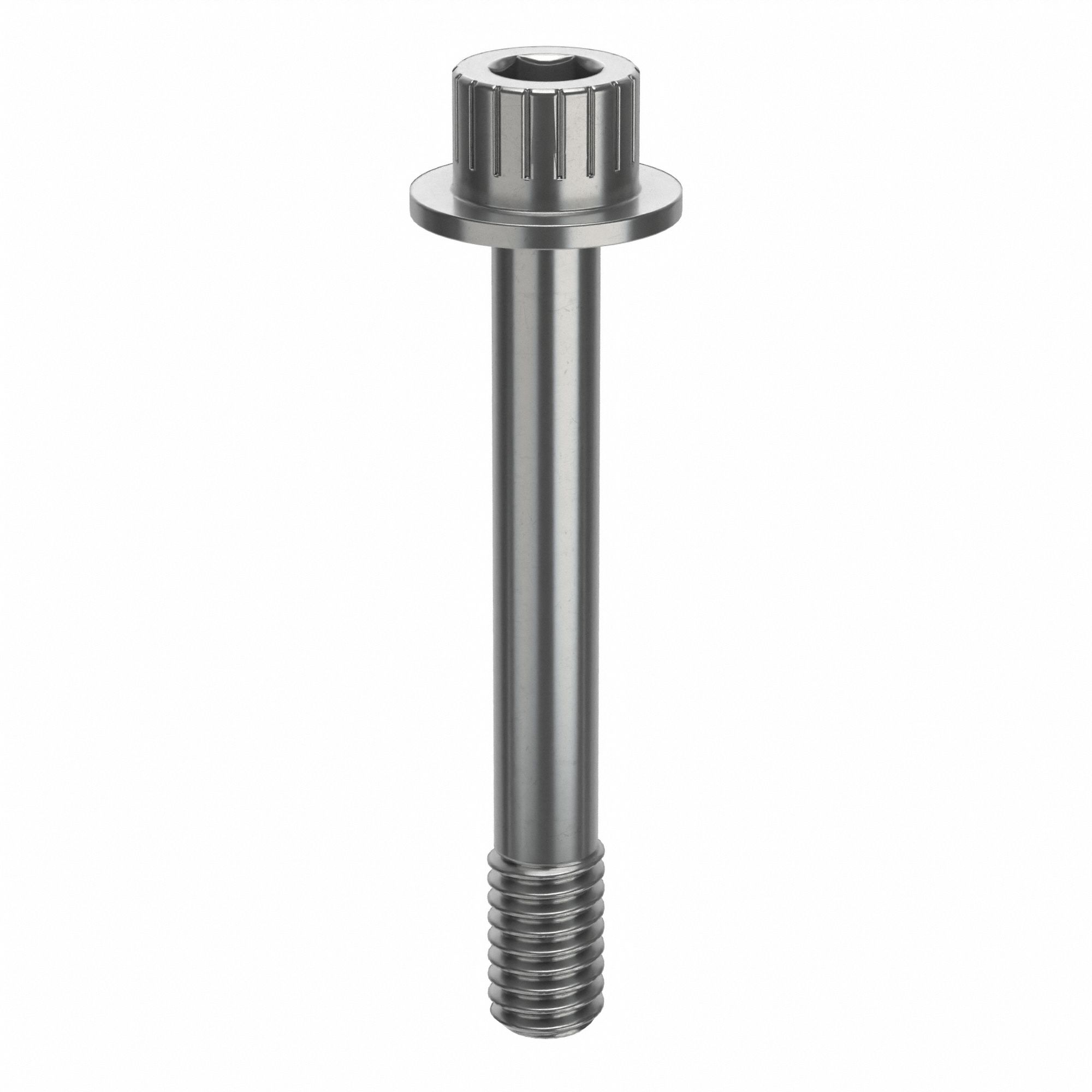 Socket Head Cap Screw: 5/16"-18 Thread Size, 2 1/4 in Lg, Flanged Std, Plain, Stainless Steel, 630