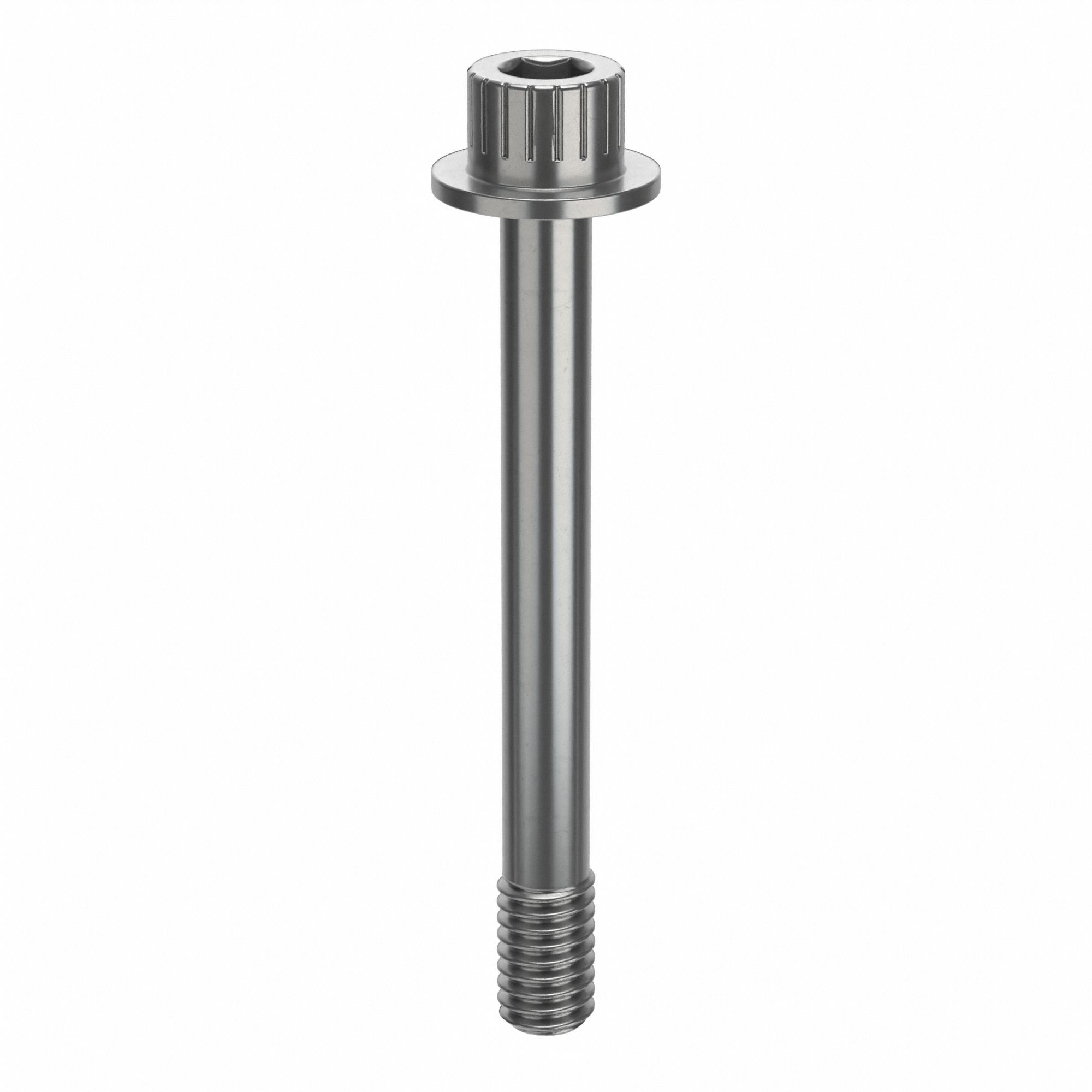 Socket Head Cap Screw: 5/16"-18 Thread Size, 2 3/4 in Lg, Flanged Std, Plain, Stainless Steel, 630