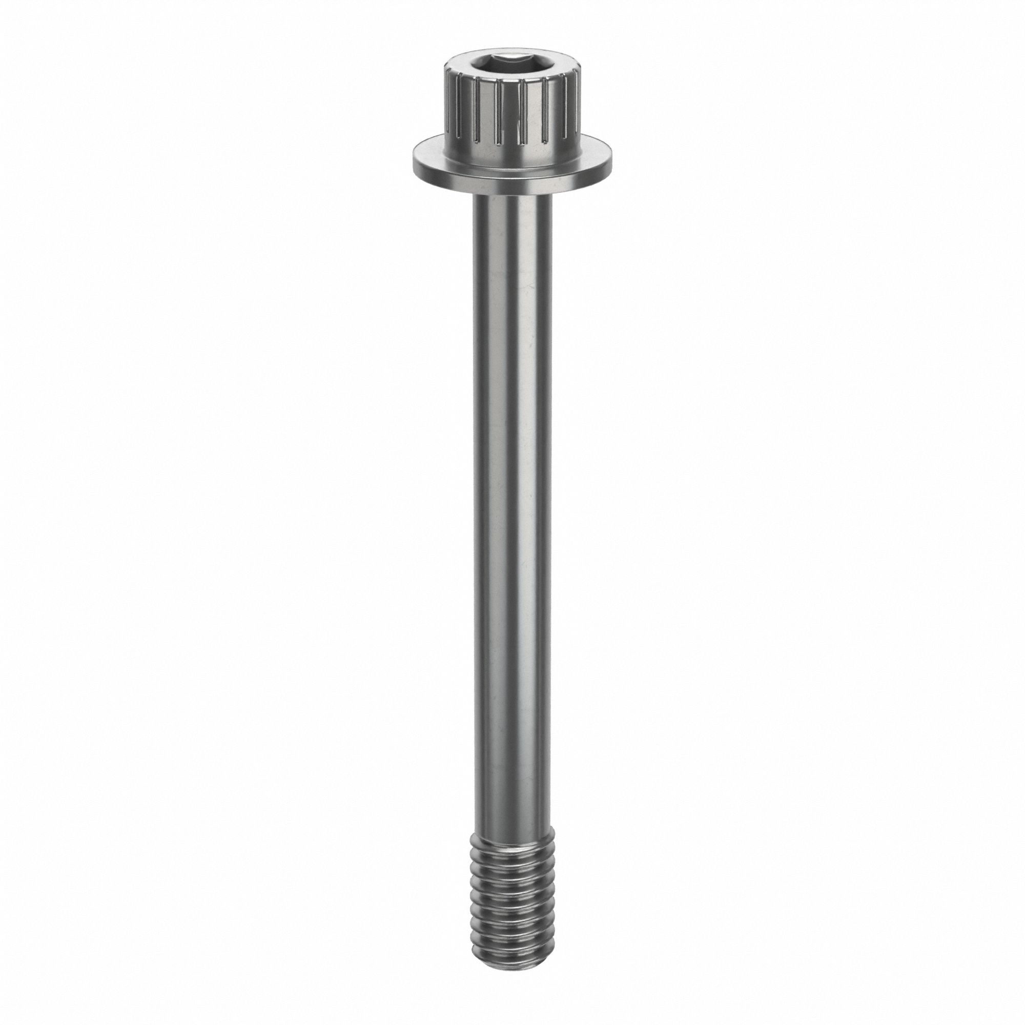 Socket Head Cap Screw: 5/16"-18 Thread Size, 3 in Lg, Flanged Std, Plain, Stainless Steel, 630